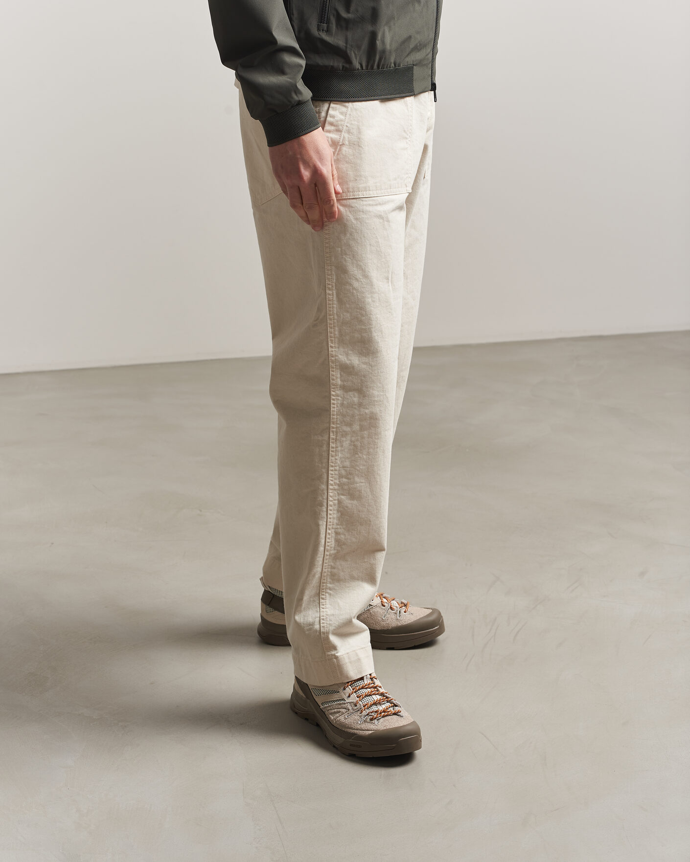 Herre | Trail Sneakers | Salomon | X-ALP Woven Sneakers Walnut/Silver Cloud