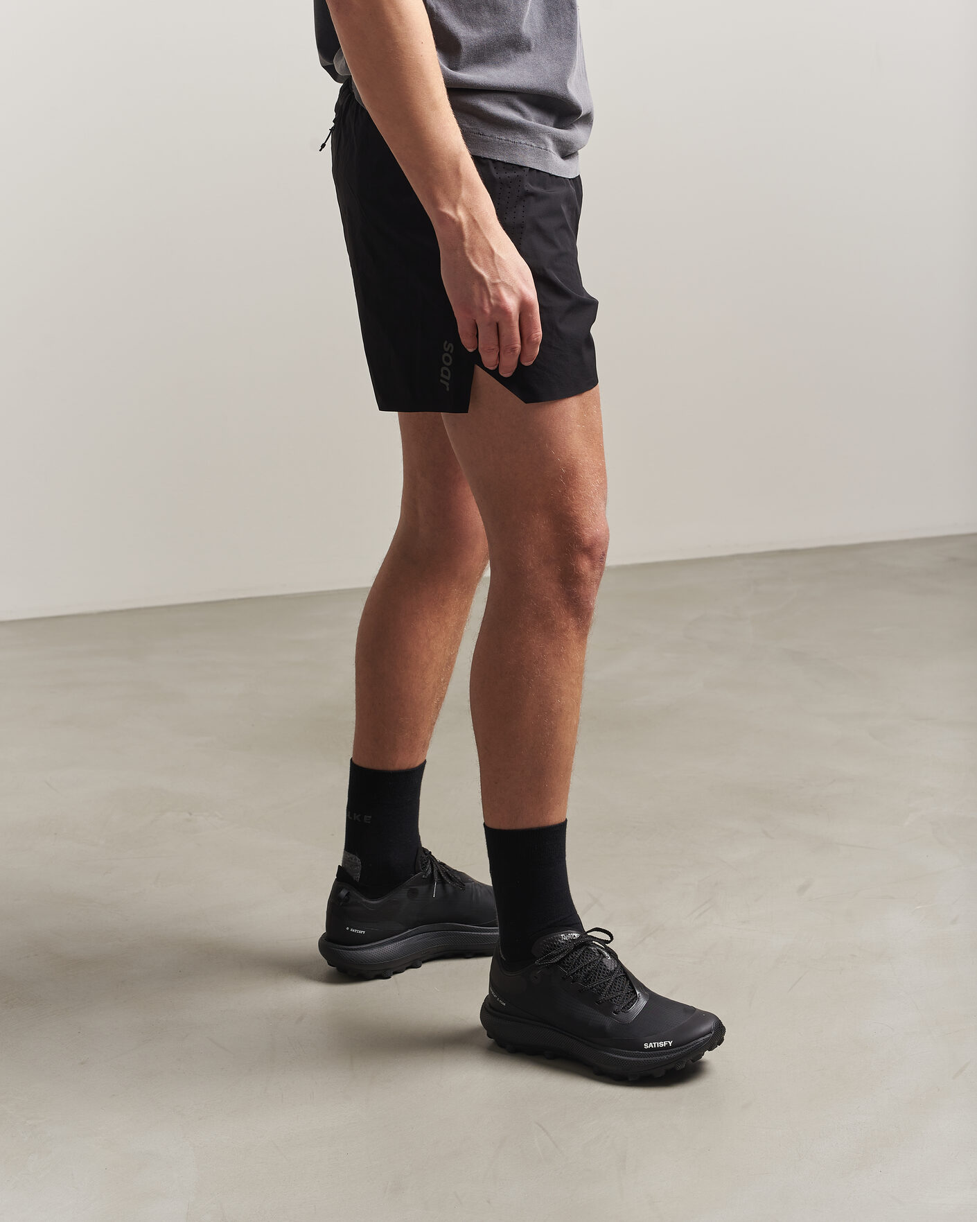 Herre | Løbesko | Satisfy | The Rocker Trail Shoes Jet Black