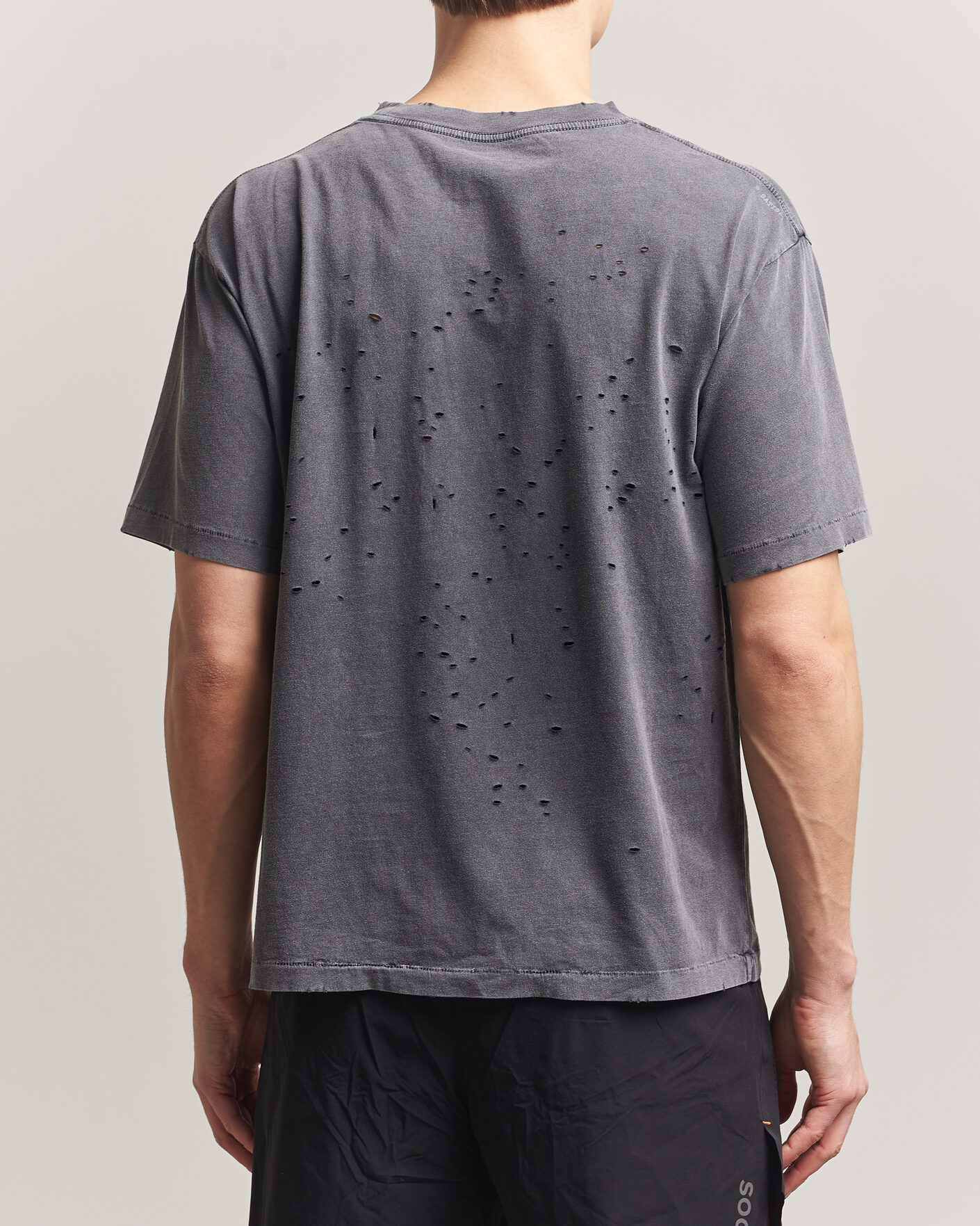 Herre | T-Shirts | Satisfy | MothTech T-Shirt Aged Black