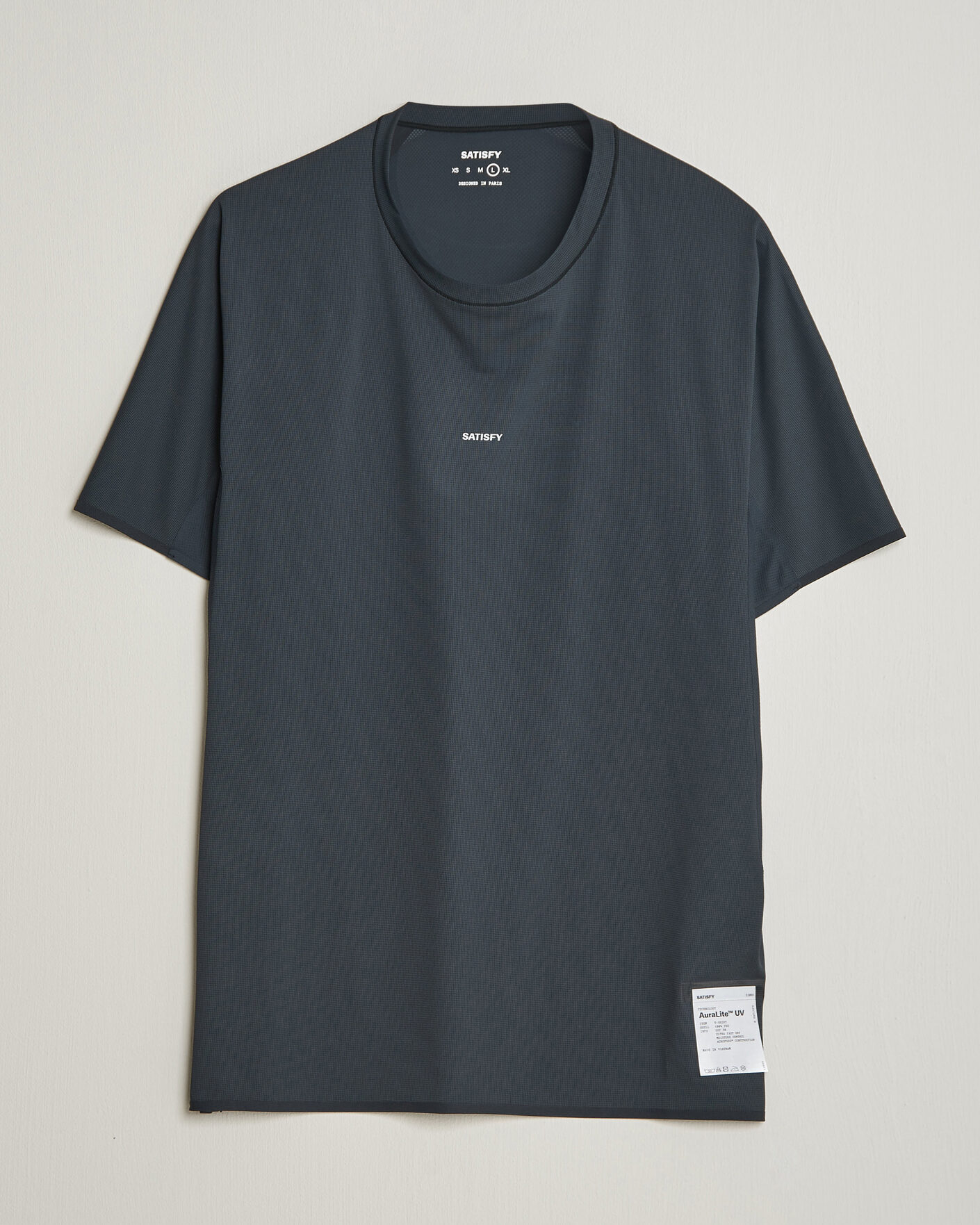 Herre | T-Shirts | Satisfy | AuraLite UV T-Shirt Black