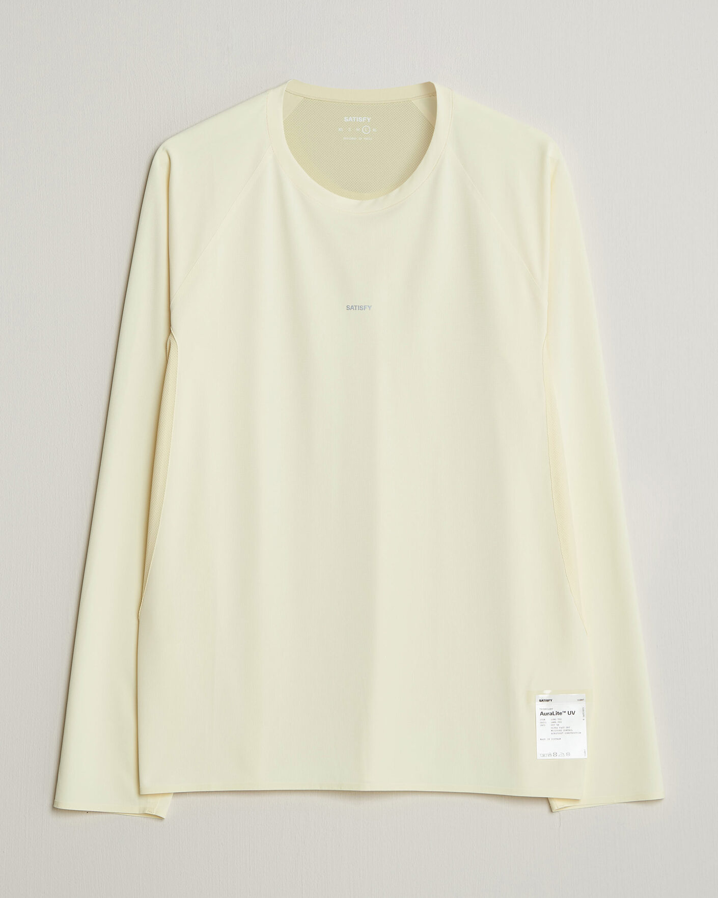 Herre | T-Shirts | Satisfy | AuraLite UV Long Sleeve T-Shirt Transparent Yellow