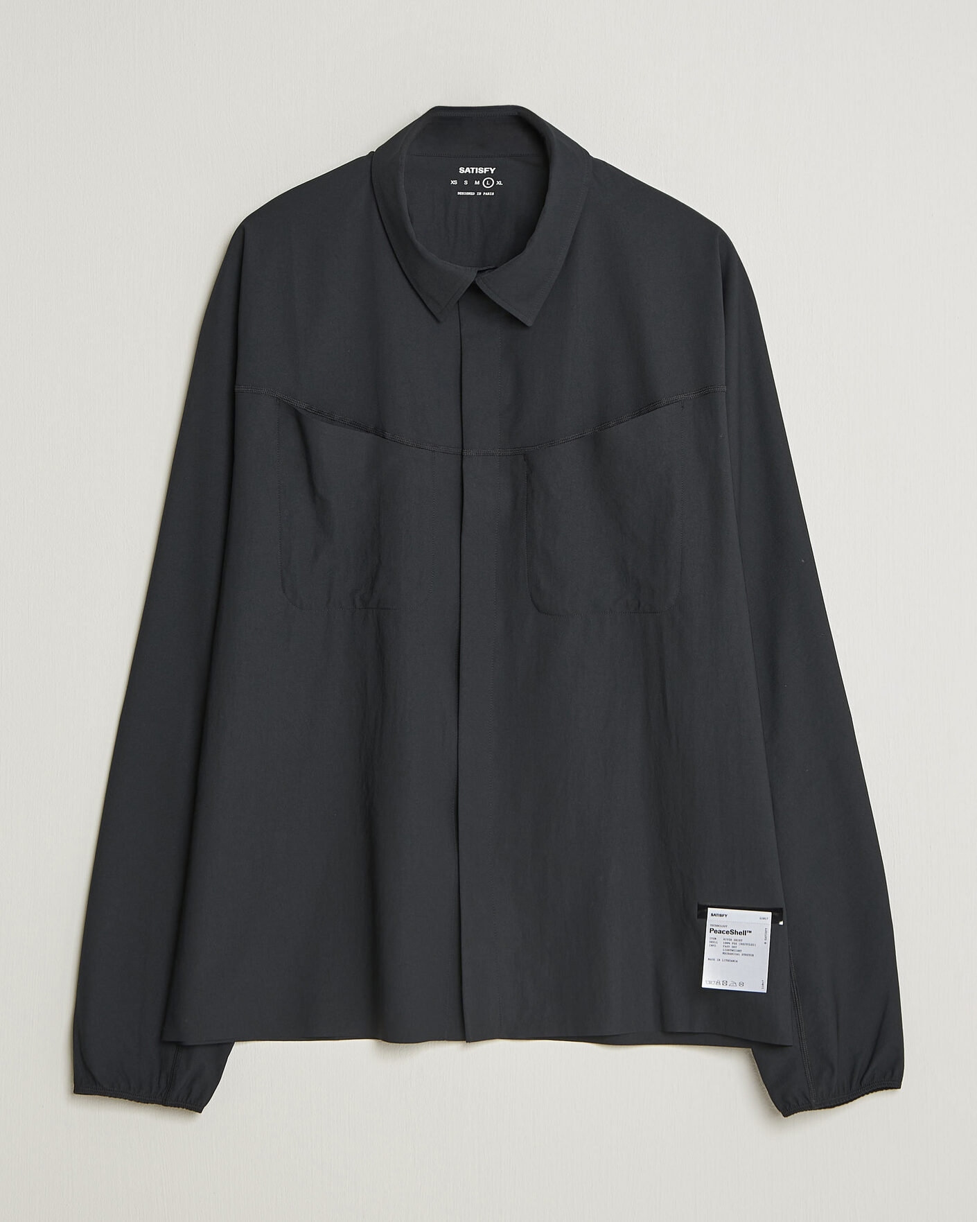 Herre | Skjorter | Satisfy | PeaceShell River Shirt Black