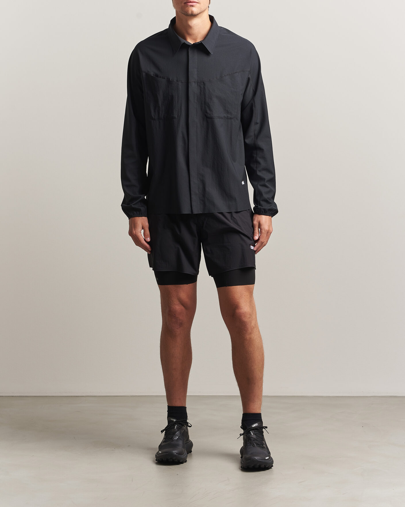 Herre | Skjorter | Satisfy | PeaceShell River Shirt Black