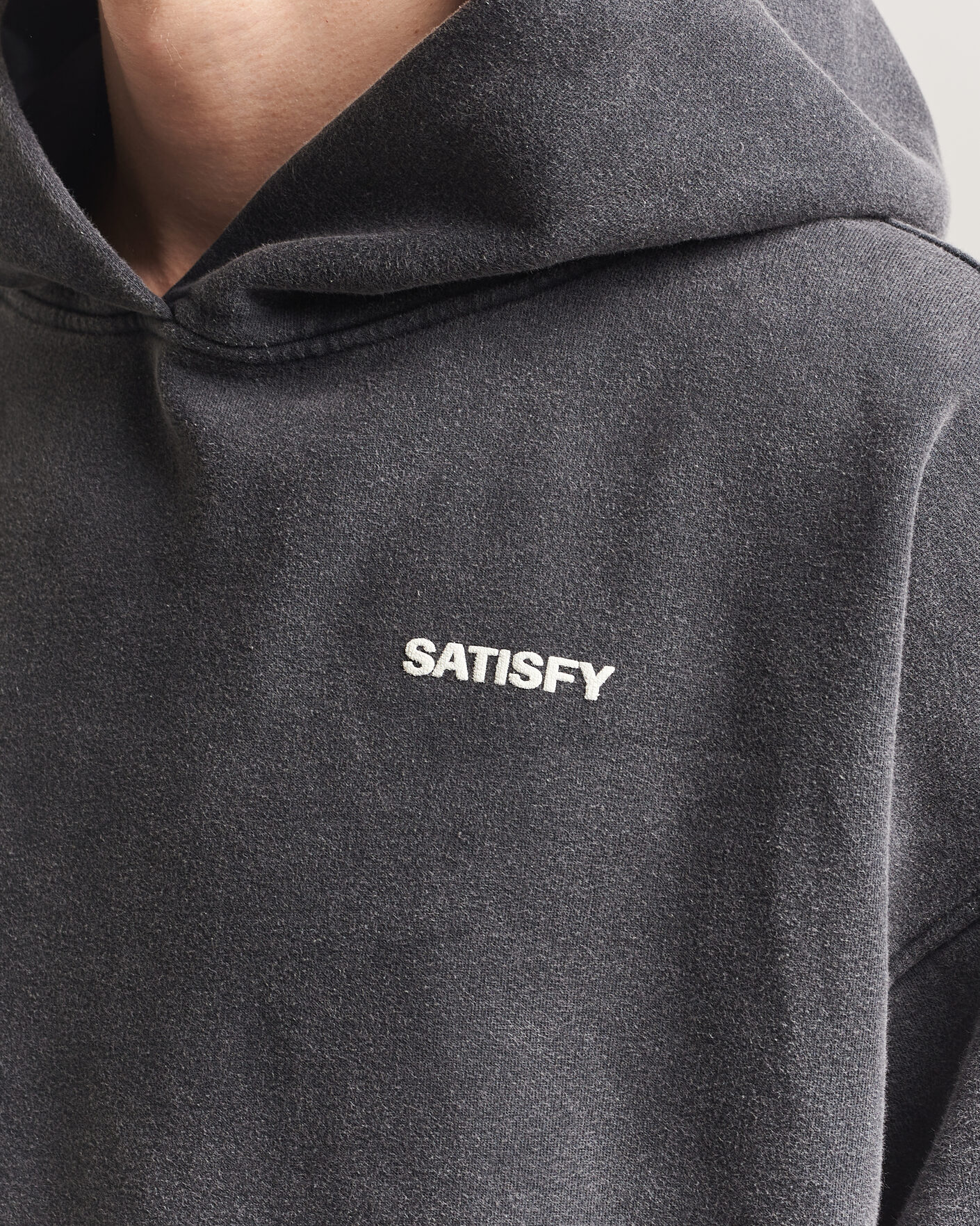 Herre | Trøjer | Satisfy | SoftCell Hoodie Aged Black