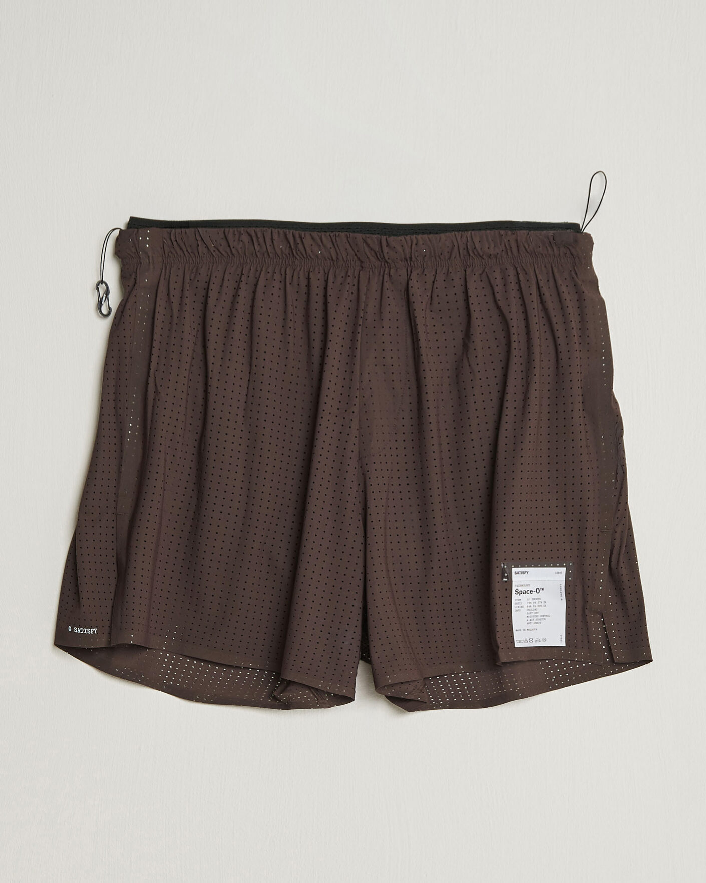 Herre | Shorts | Satisfy | Space-O 5 Inch Shorts Deep Mahogany