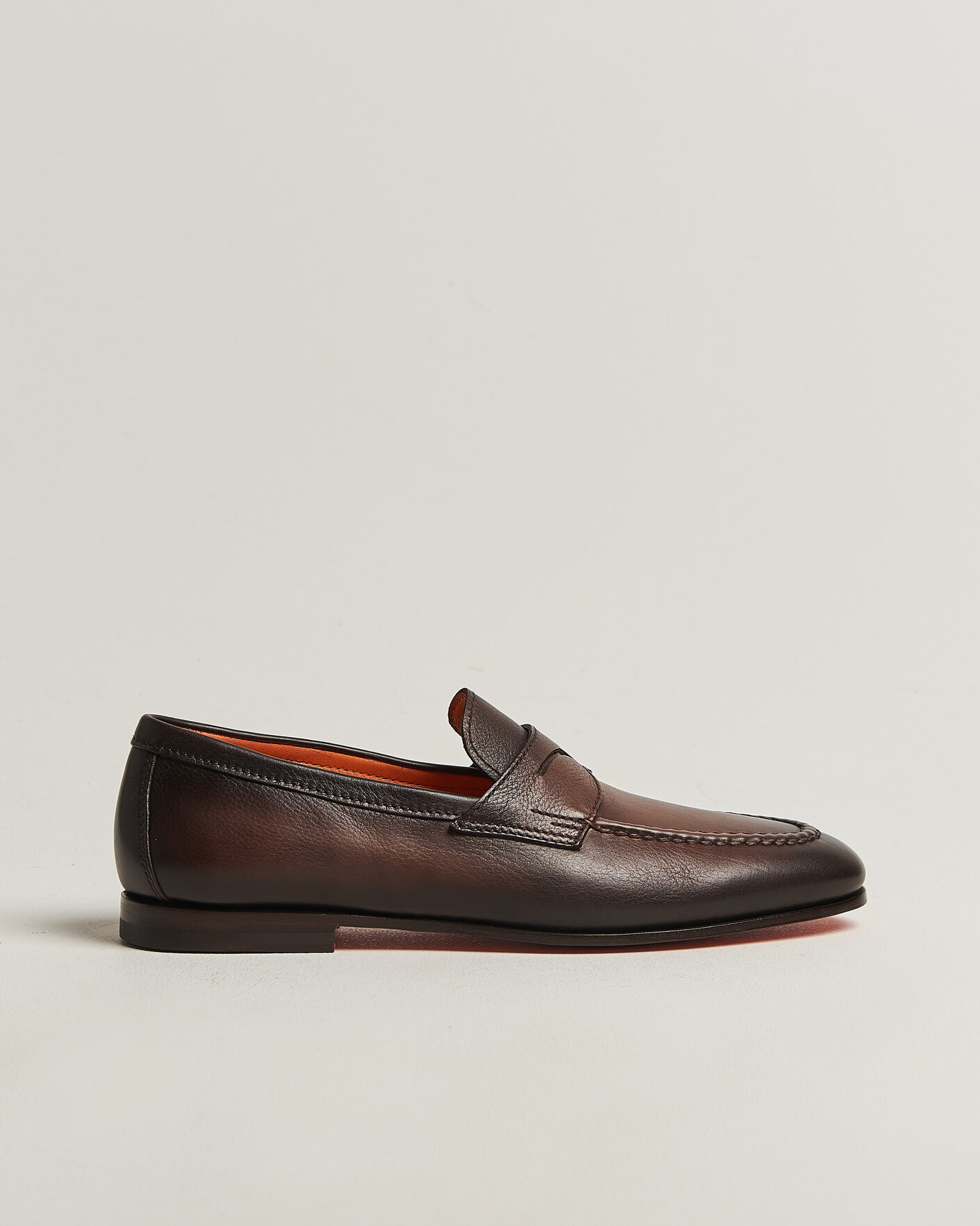 Herre | Loafers | Santoni | Penny Loafers Dark Brown Calf