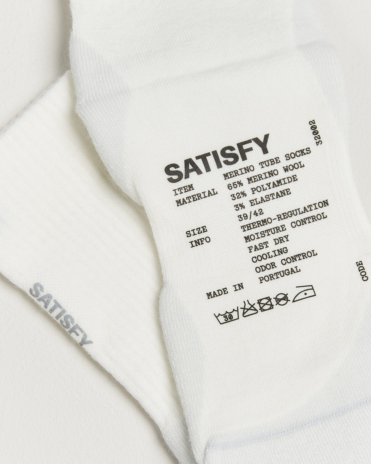 Herre | Undertøj | Satisfy | Merino Tube Socks White
