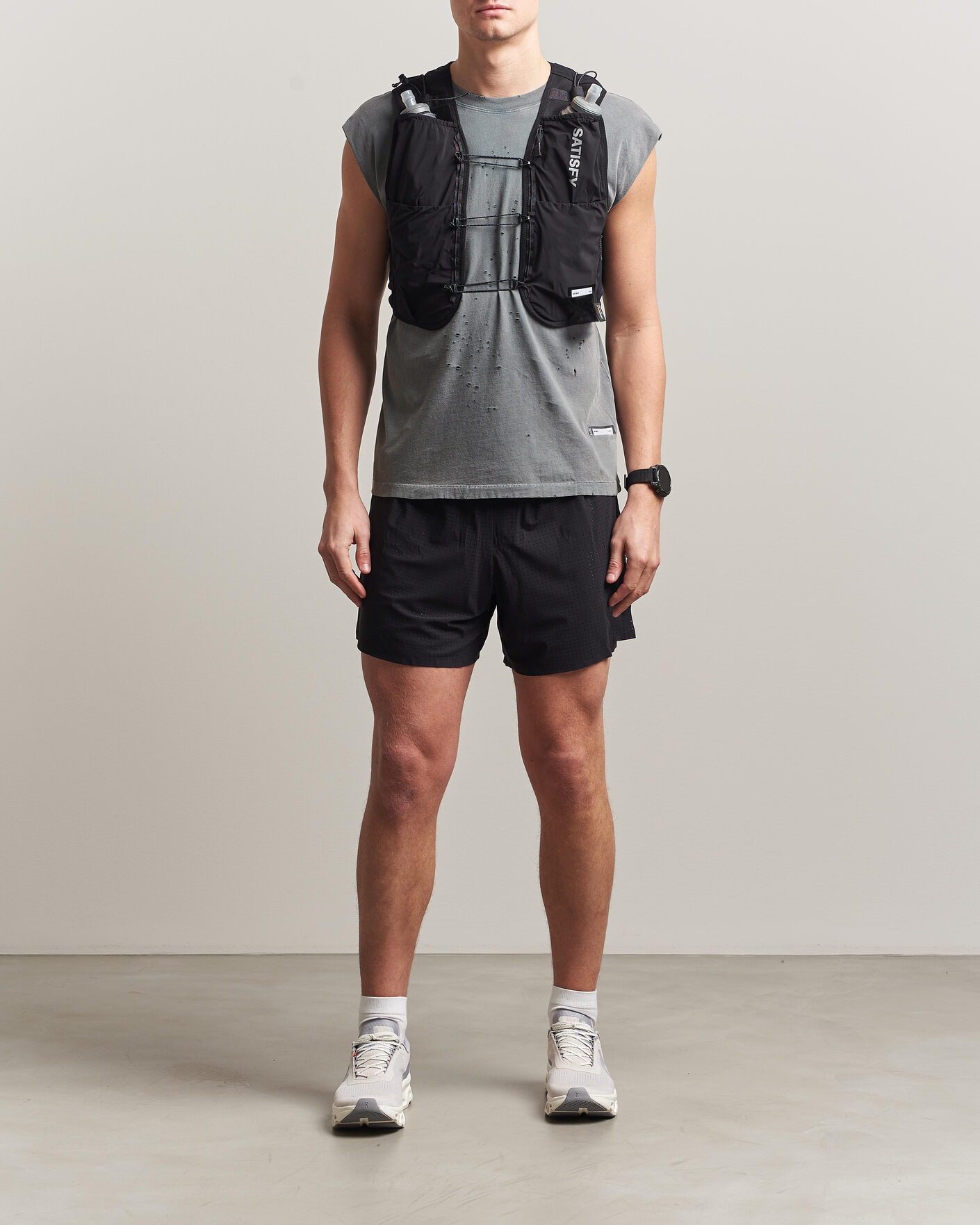 Herre | Activt tilbehør | Satisfy | Justice Cordura Hydration Vest 5L Black