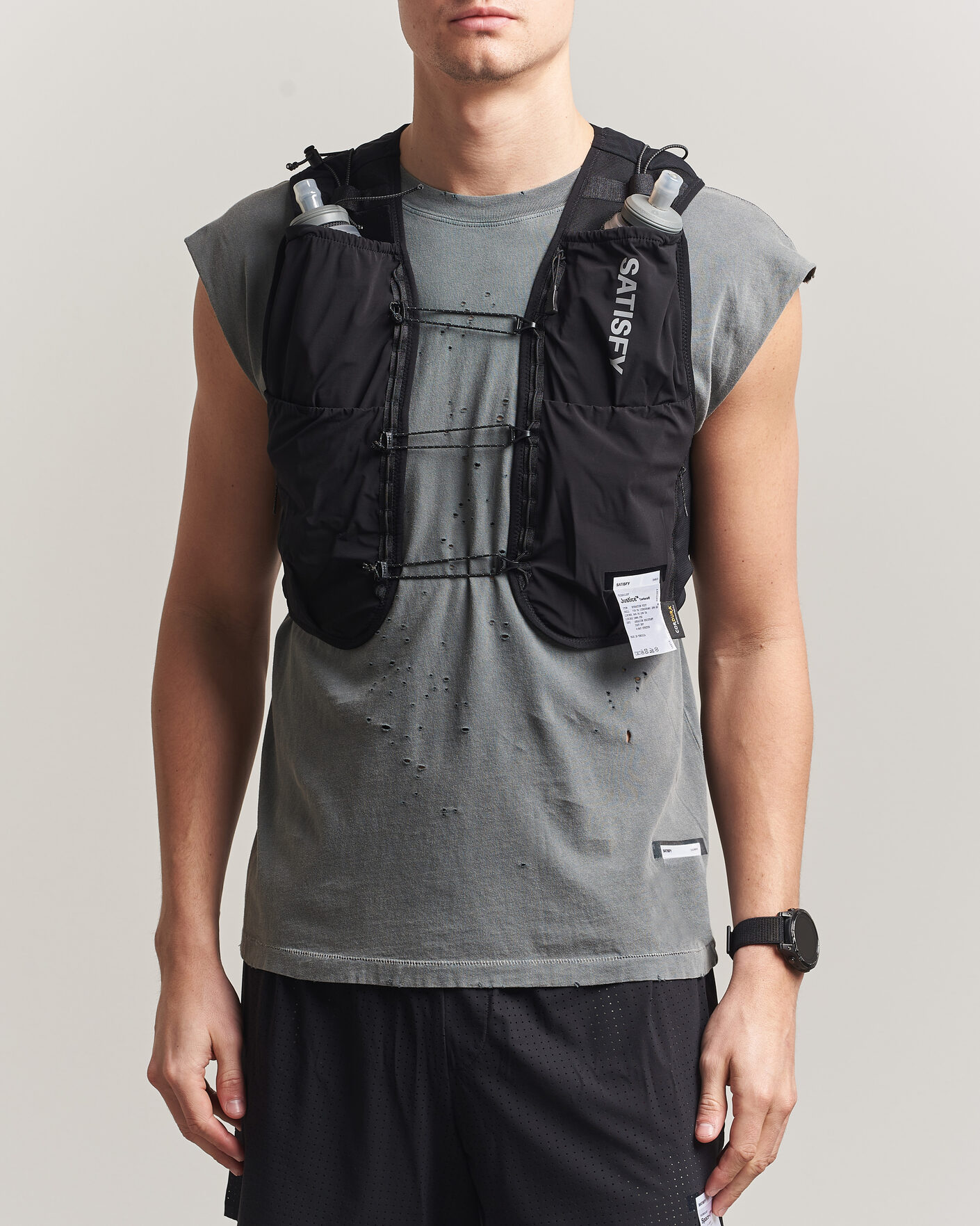 Herre | Activt tilbehør | Satisfy | Justice Cordura Hydration Vest 5L Black