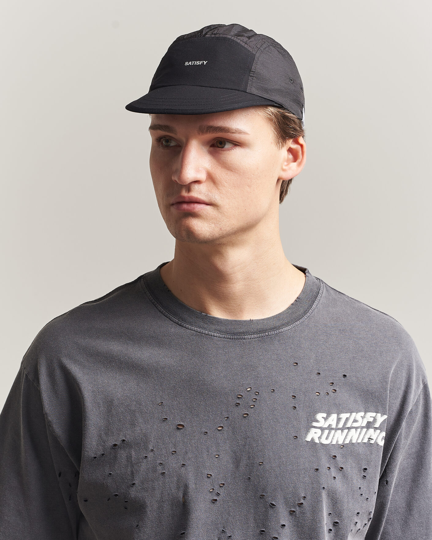 Herre | Hatte & kasketter | Satisfy | Rippy Trail Cap Black