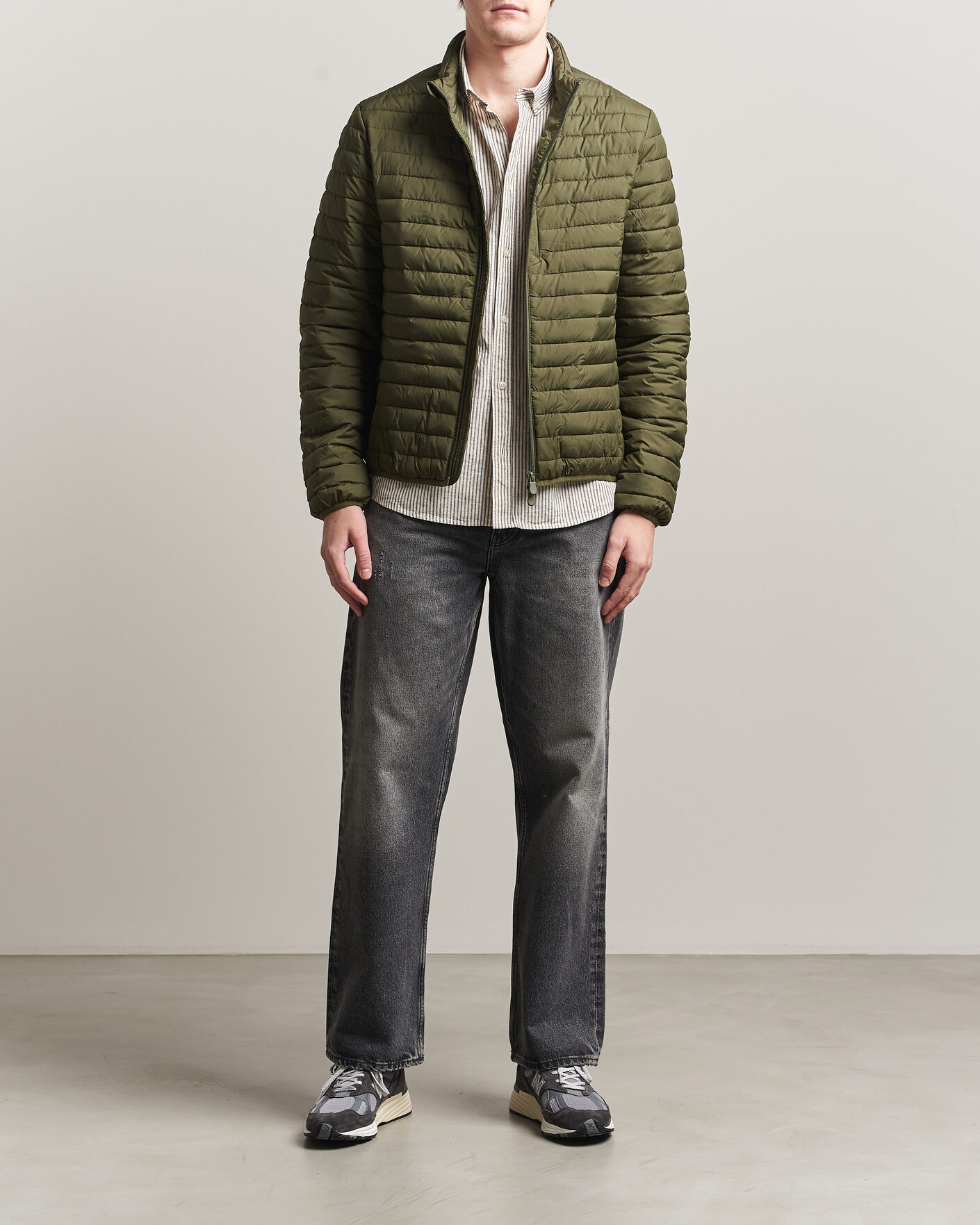 Herre | Jakker | Save The Duck | Cole Lightweight Padded Jacket  Snake Green