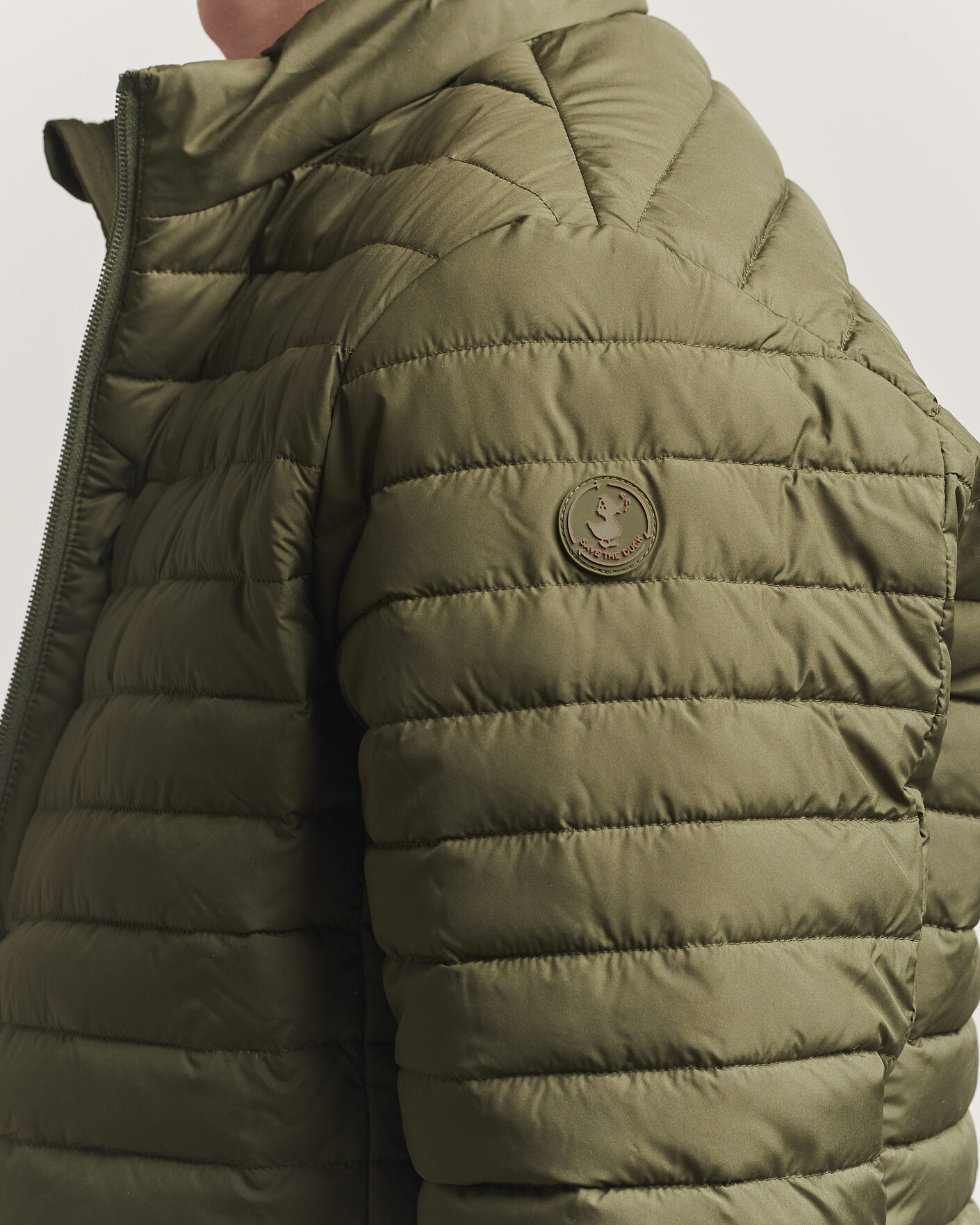 Herre | Jakker | Save The Duck | Cole Lightweight Padded Jacket Snake Green
