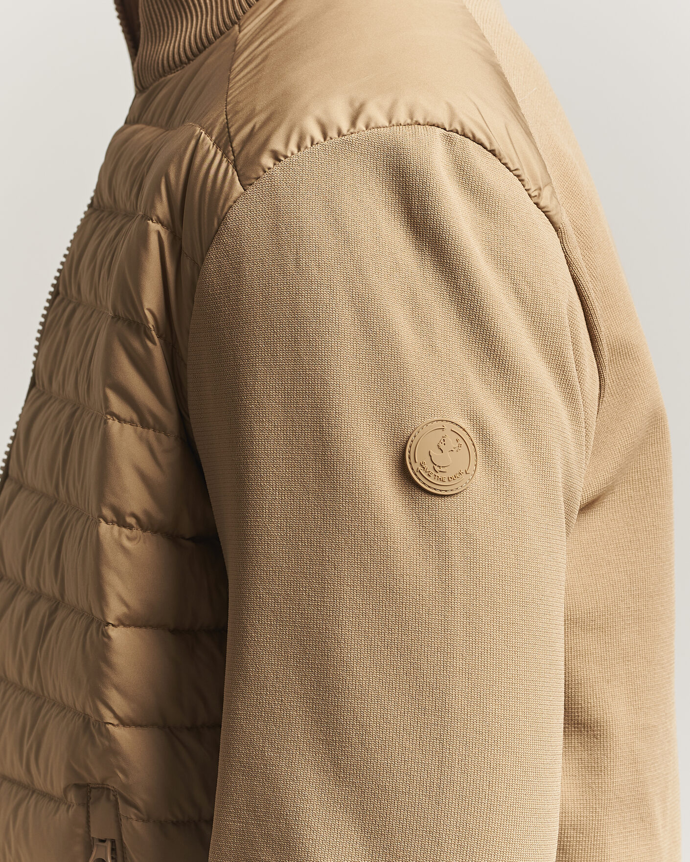Herre | Jakker | Save The Duck | Sedum Lightweight Padded Hybrid Jacket Khaki Brown