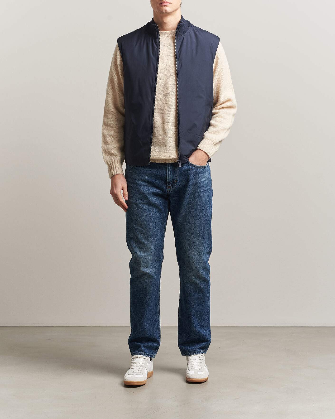 Herre | Veste | Save The Duck | Orris Hybrid Vest Navy Blue