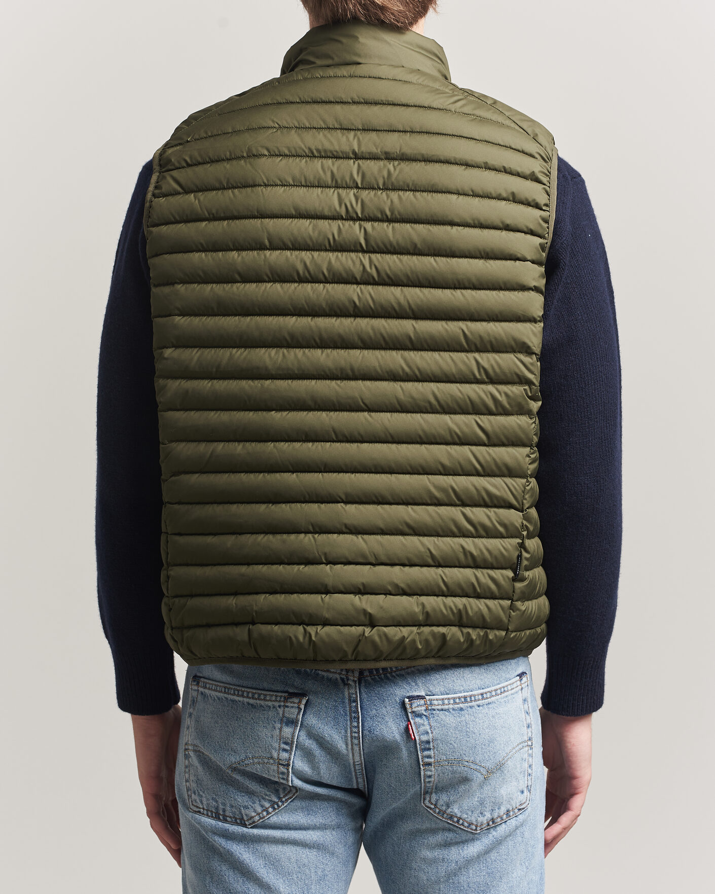 Herre | Veste | Save The Duck | Dave Lightweight Padded Vest Snake Green