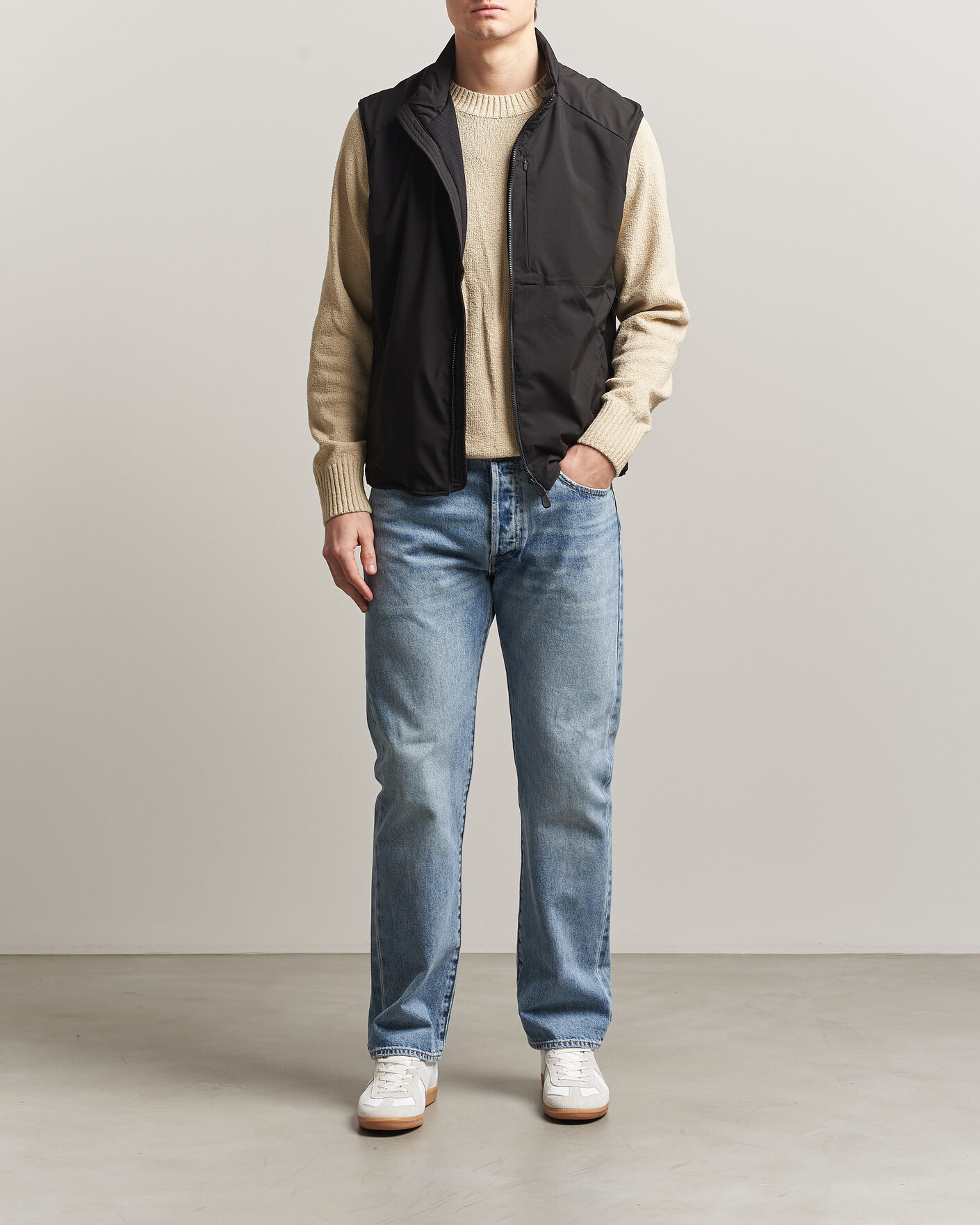 Herre | Veste | Save The Duck | Joe Wind/Water Resistant Vest Black