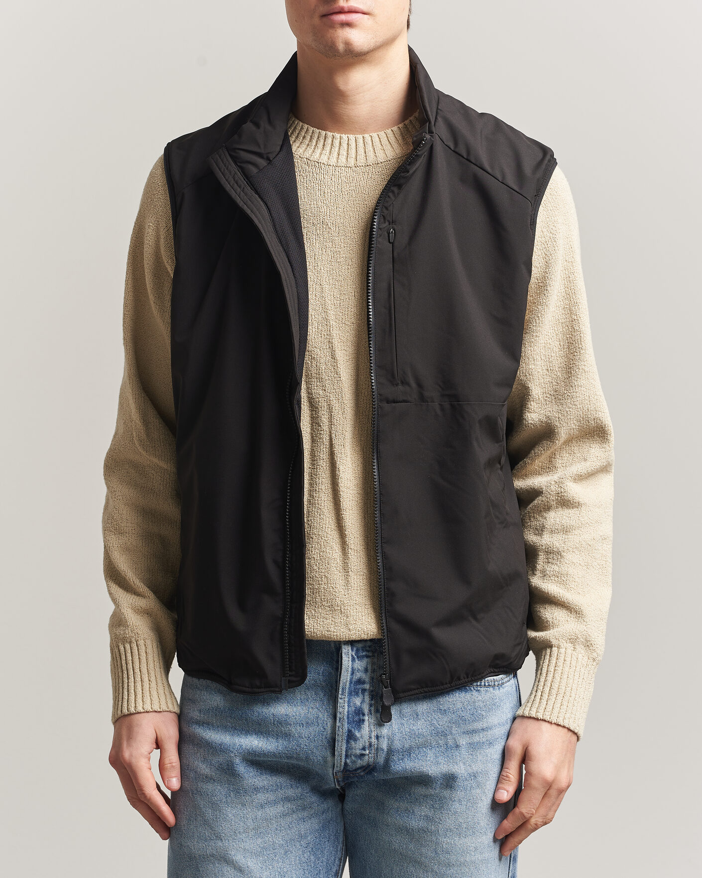 Herre | Veste | Save The Duck | Joe Wind/Water Resistant Vest Black