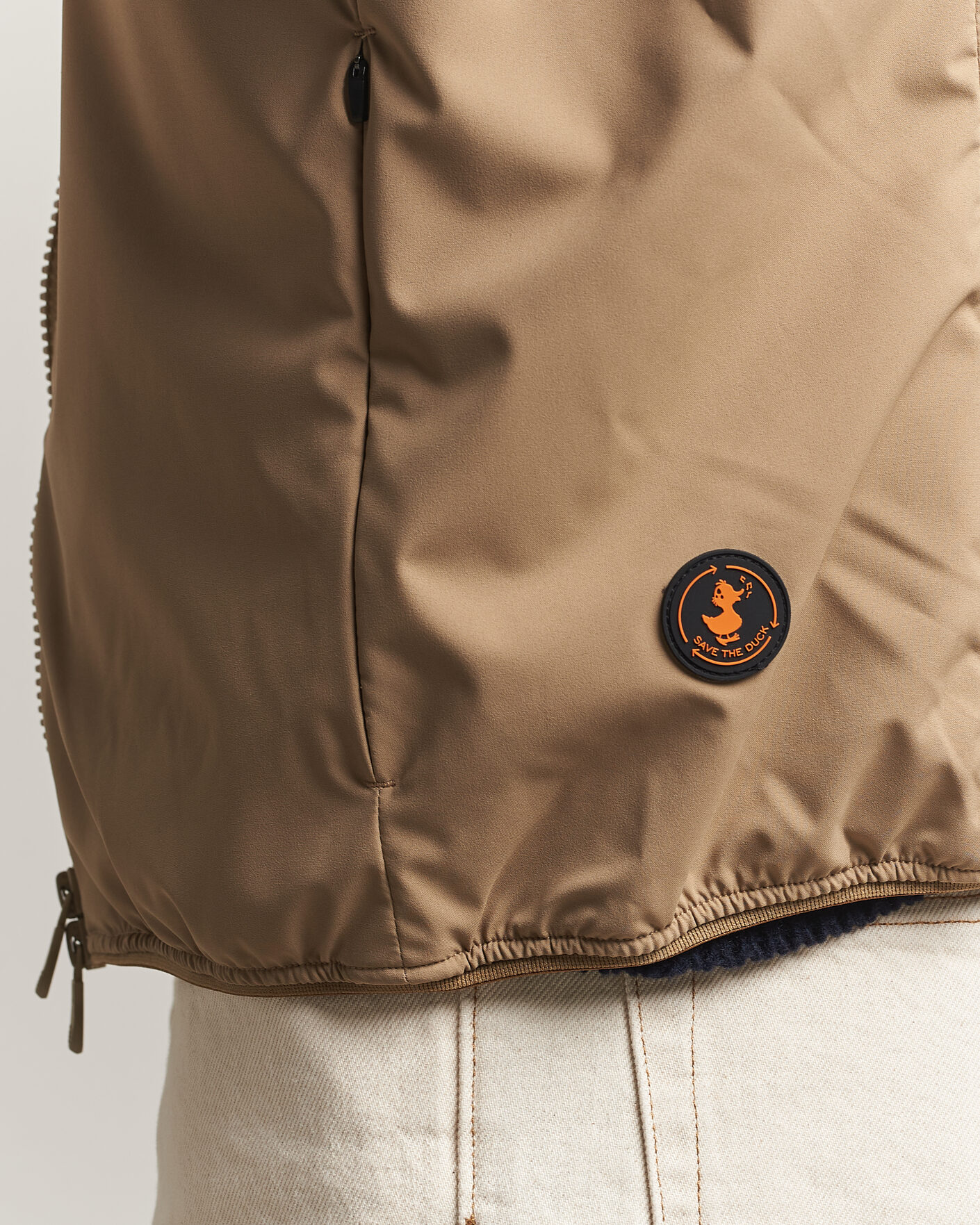 Herre | Veste | Save The Duck | Joe Wind/Water Resistant Vest Khaki Brown