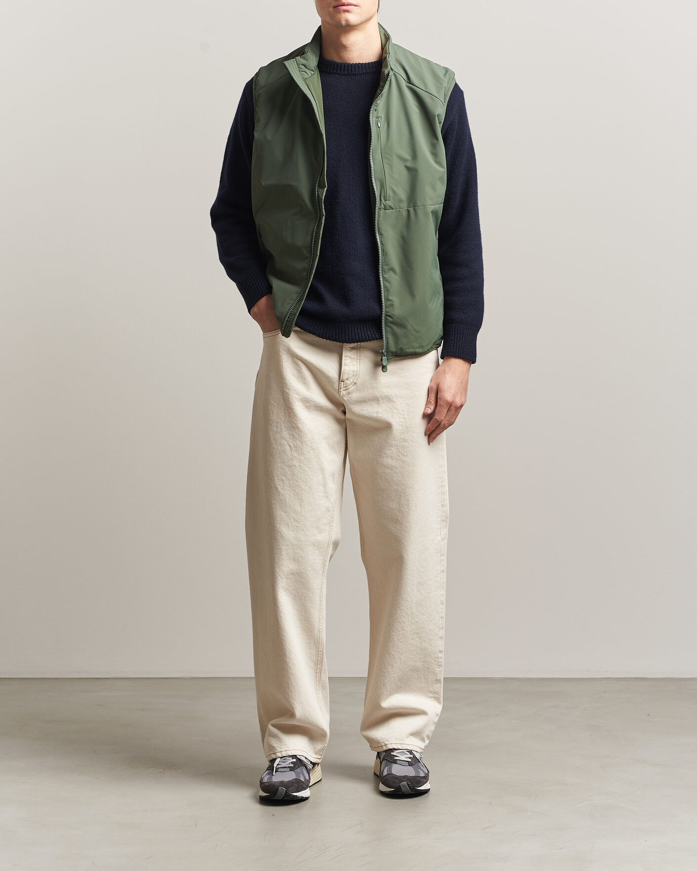 Herre | Veste | Save The Duck | Joe Wind/Water Resistant Vest Thyme Green