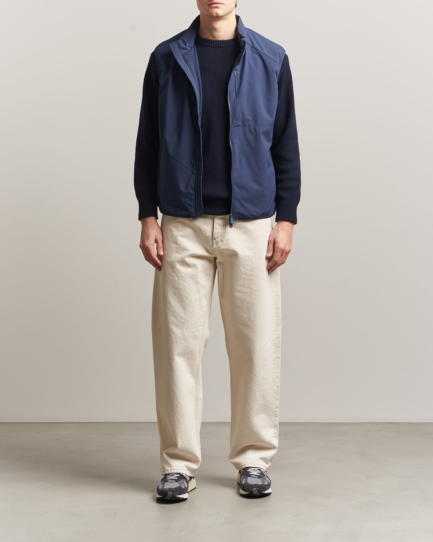 Herre | Veste | Save The Duck | Joe Wind/Water Resistant Vest Navy Blue