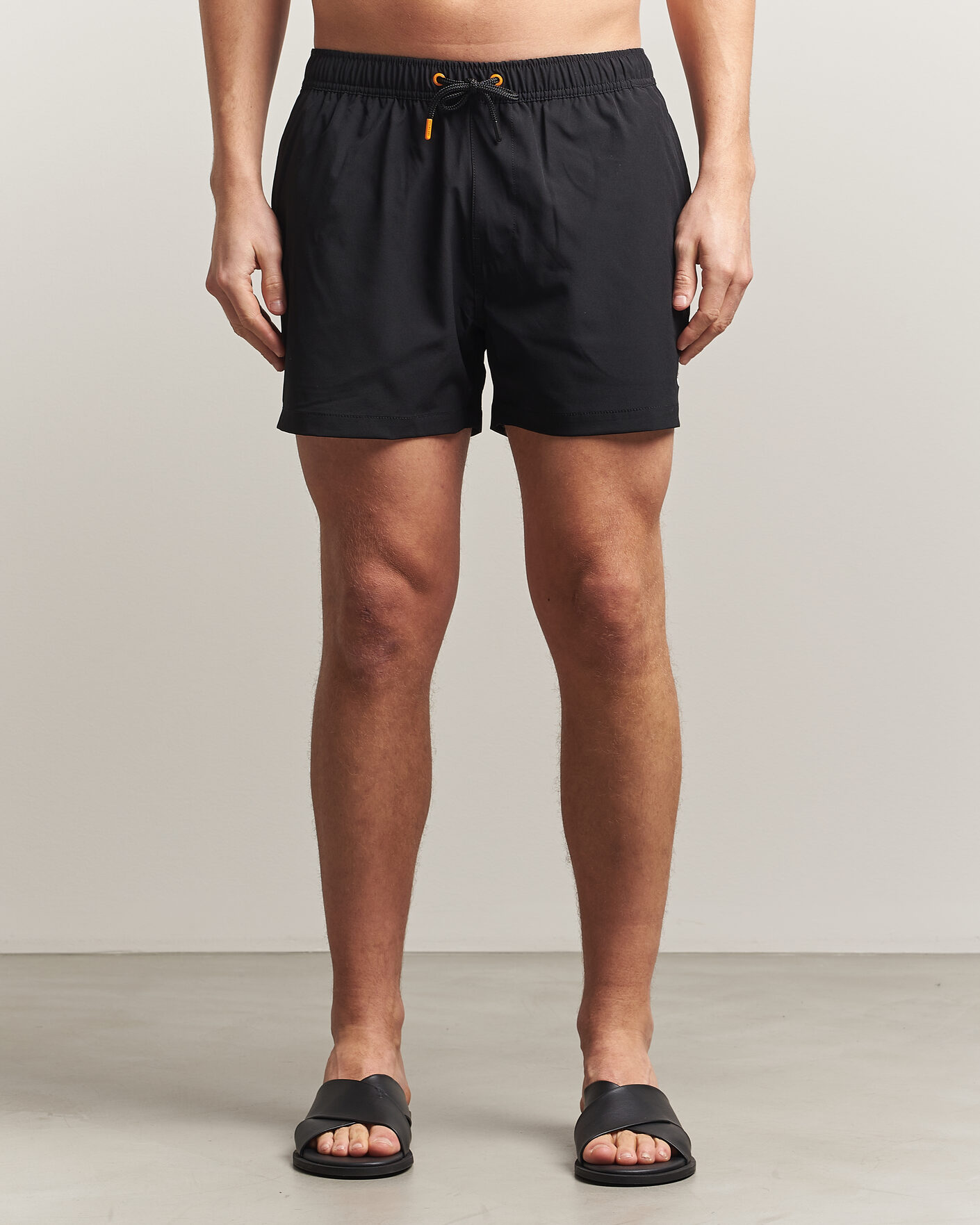 Herre | Badebukser | Save The Duck | Plain Drawstring Swimshorts Black