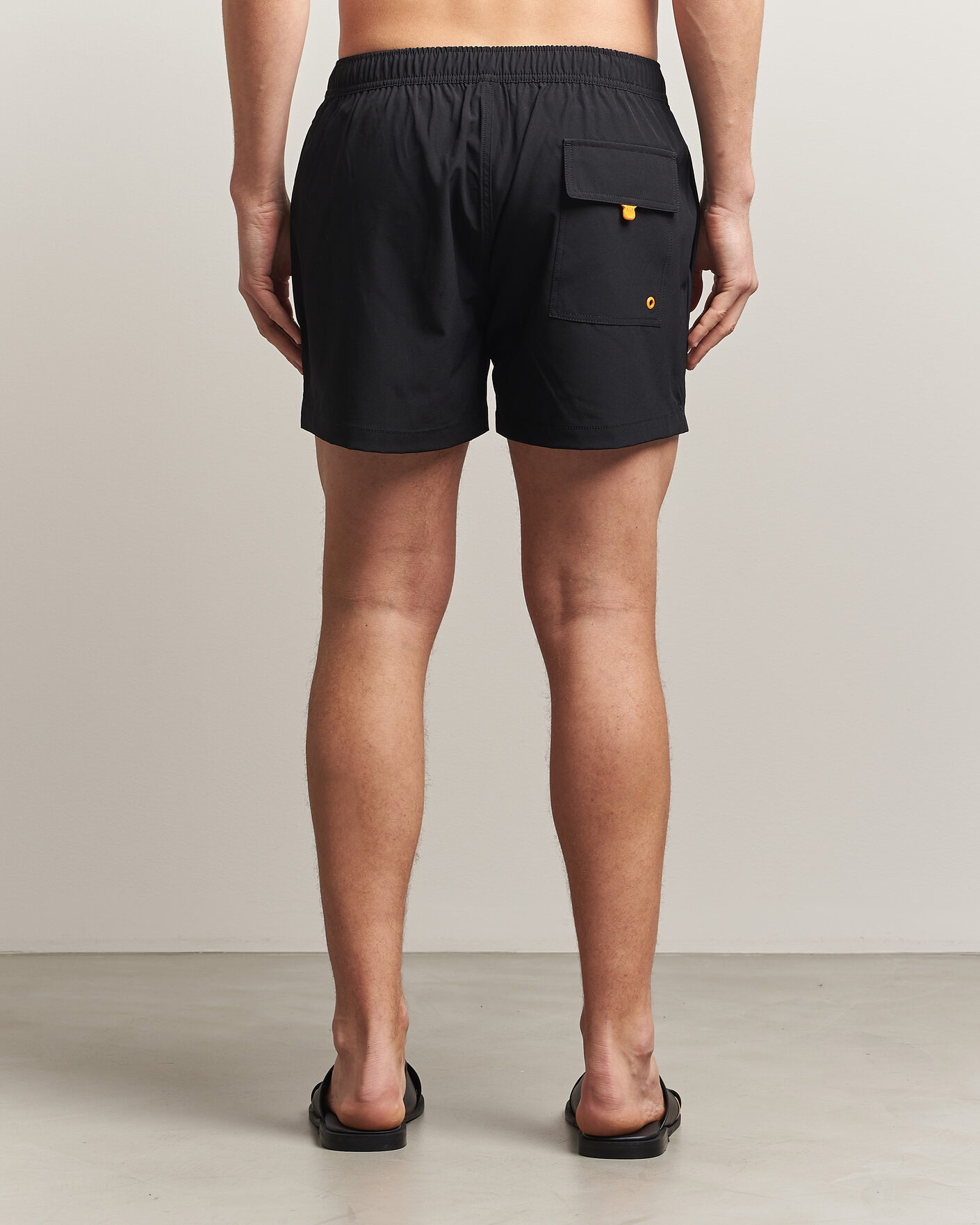 Herre | Badebukser | Save The Duck | Plain Drawstring Swimshorts Black