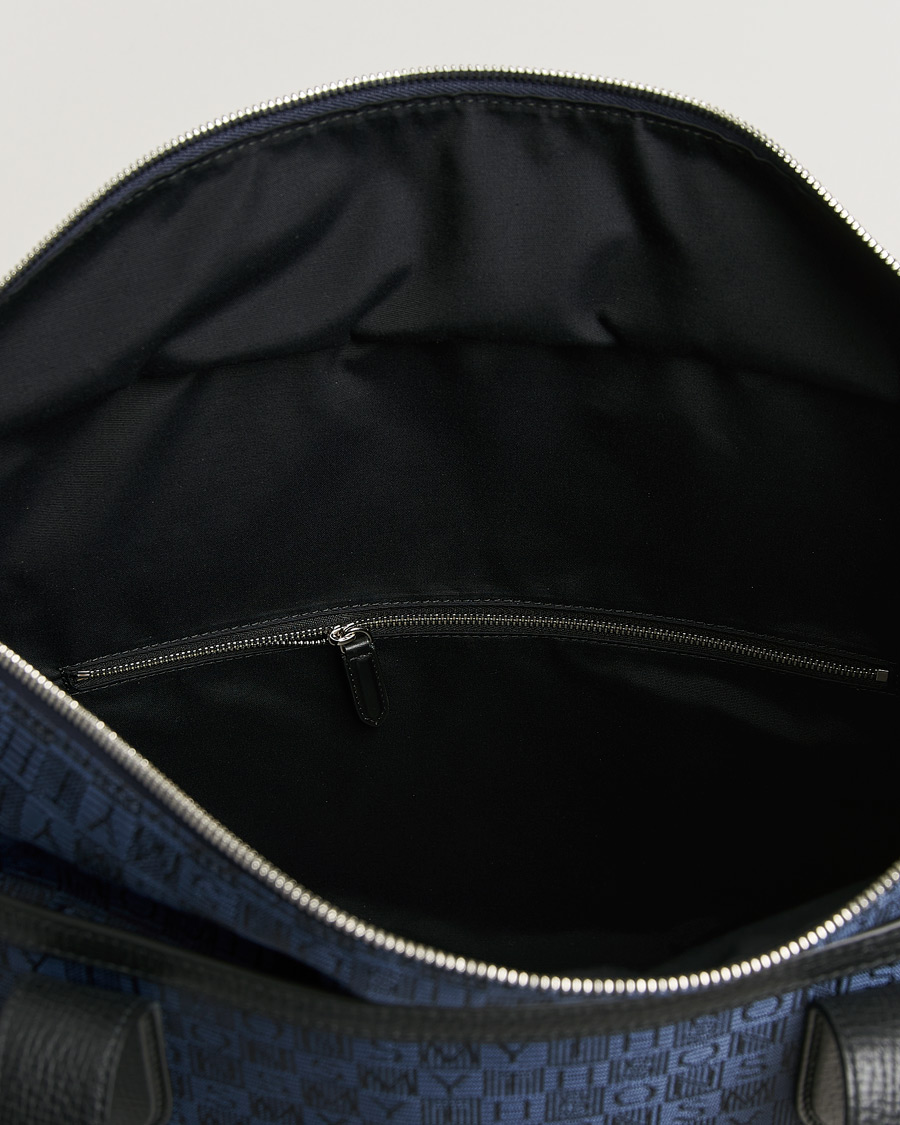 Herre | Tasker | Smythson | Canvas Stamp Tote Navy