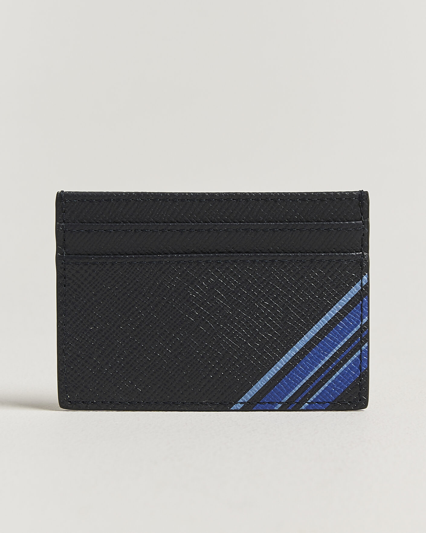 Herre | Punge | Smythson | Panama Flat Cardholder  Navy