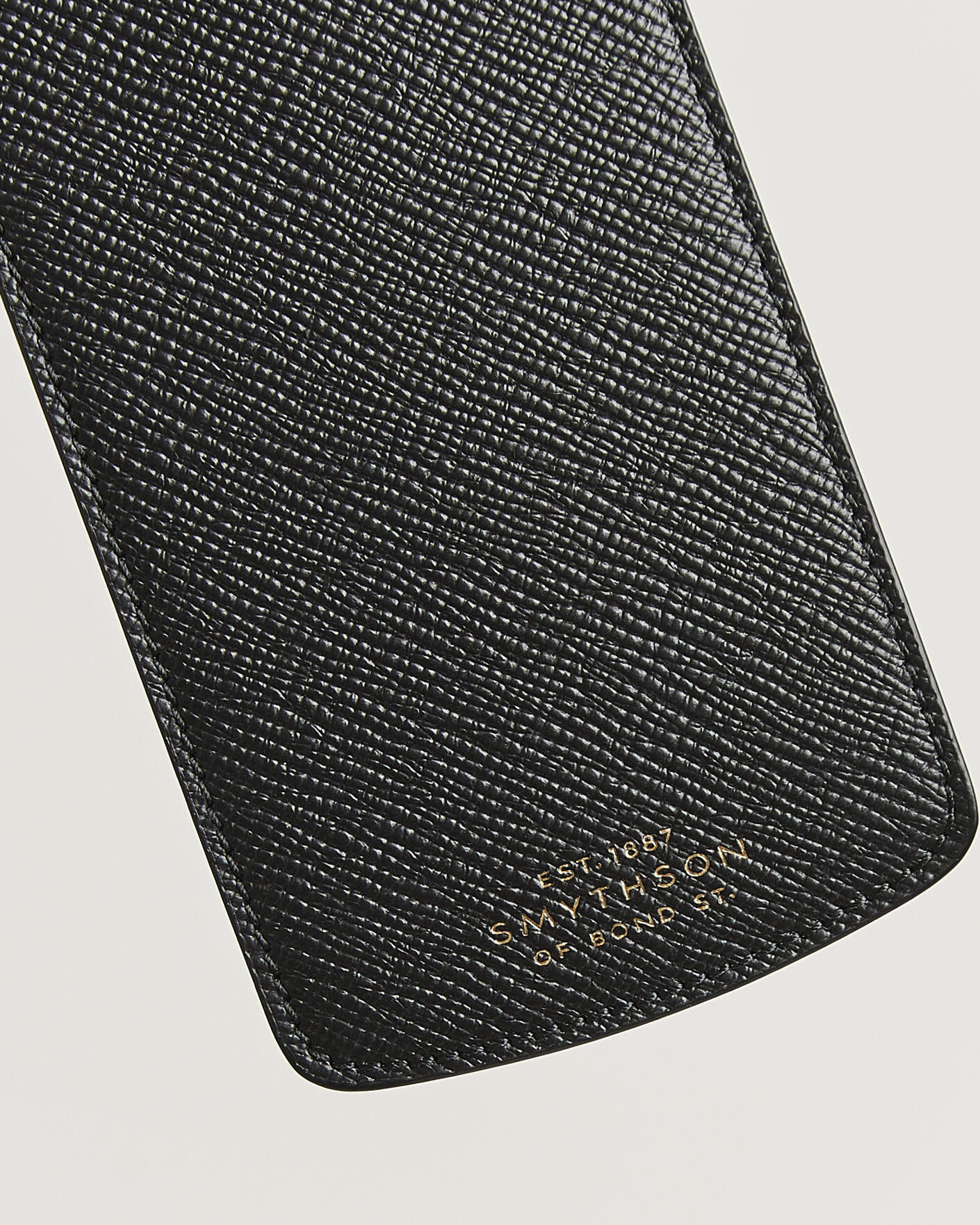 Herre | Solbriller | Smythson | Panama Glasses Case Black