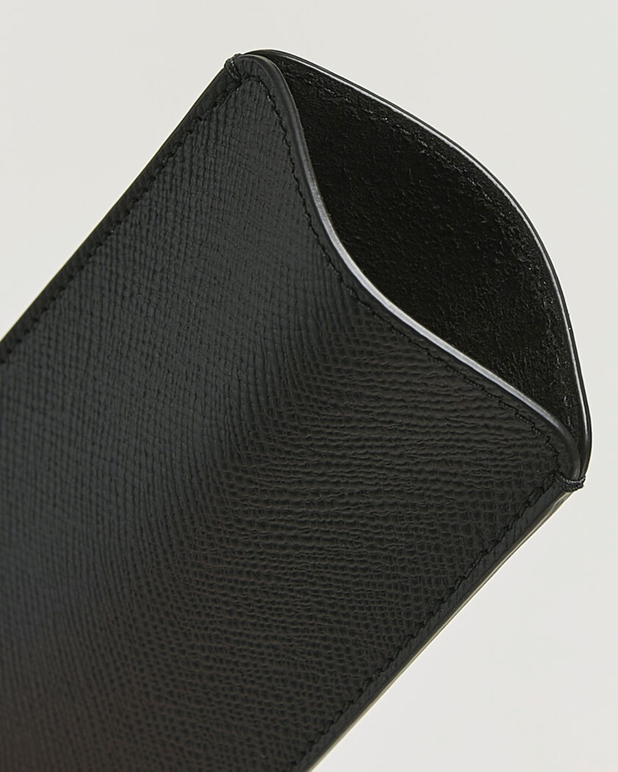 Herre | Smythson Panama Glasses Case Black | Smythson | Panama Glasses Case Black