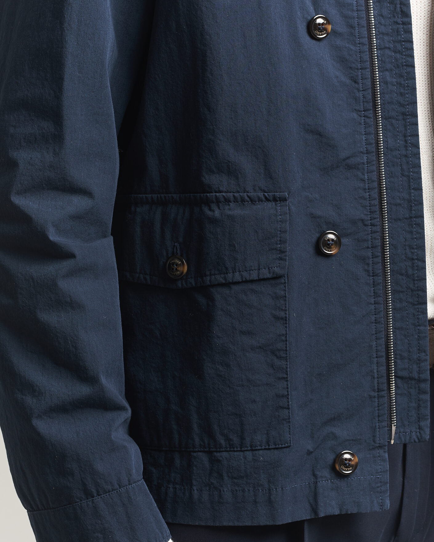 Herre | Jakker | Valstar | Cotton Work Jacket Navy