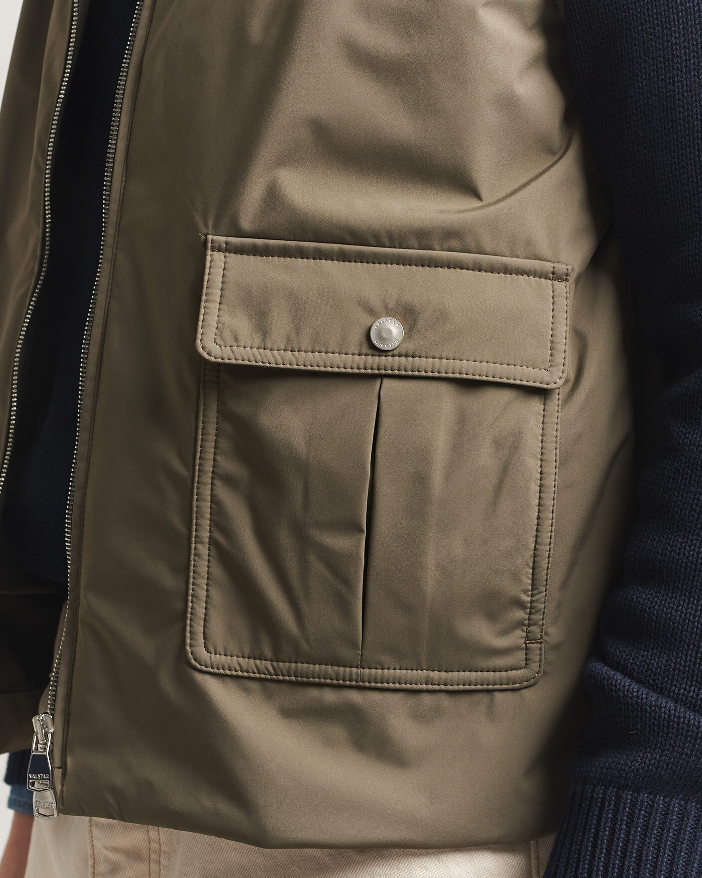 Herre | Veste | Valstar | Nylon Zip Vest Military