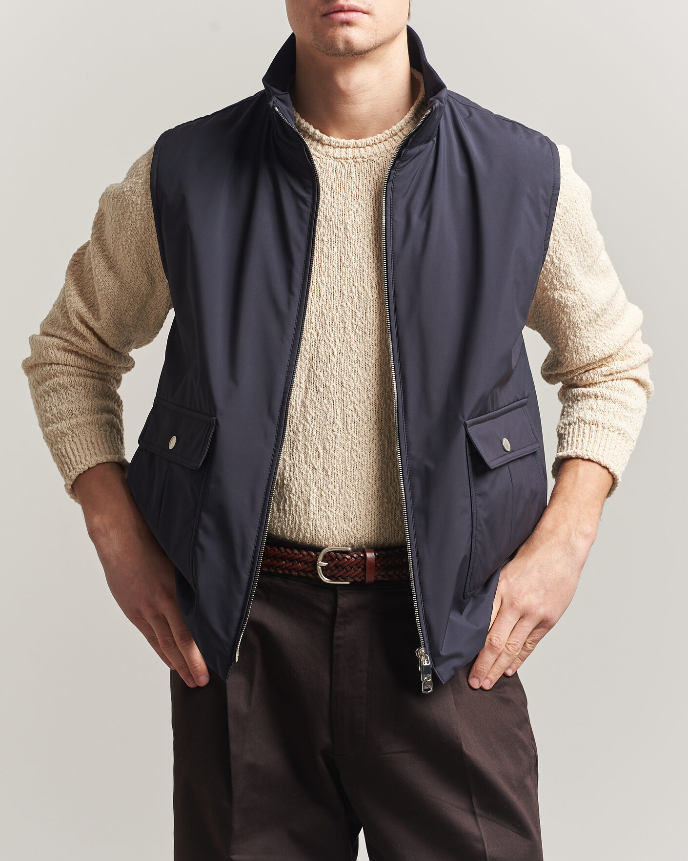 Herre | Veste | Valstar | Nylon Zip Vest Navy