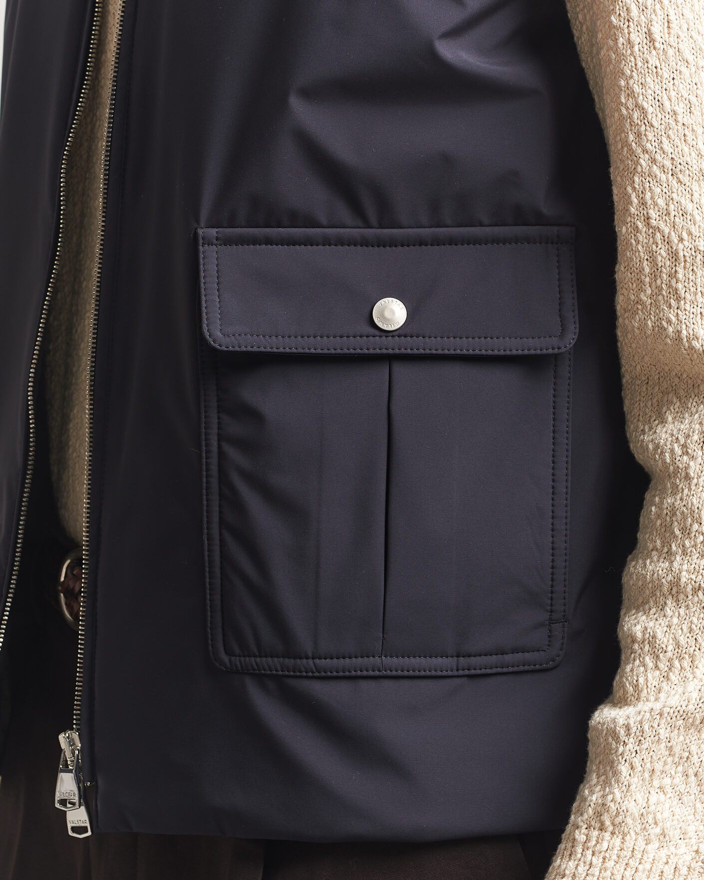 Herre | Veste | Valstar | Nylon Zip Vest Navy
