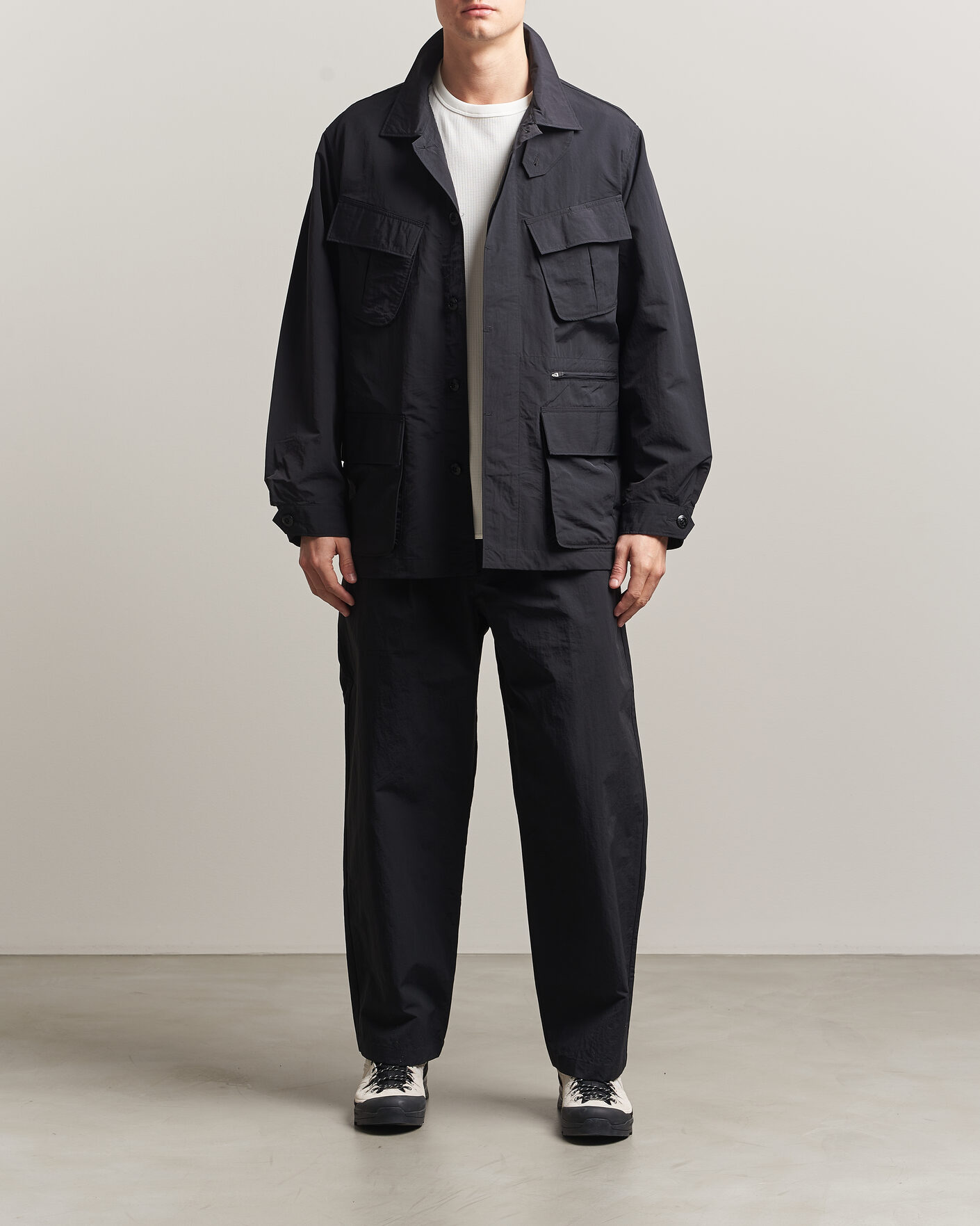 Herre | Jakker | Snow Peak | Nylon Washer Jacket Black