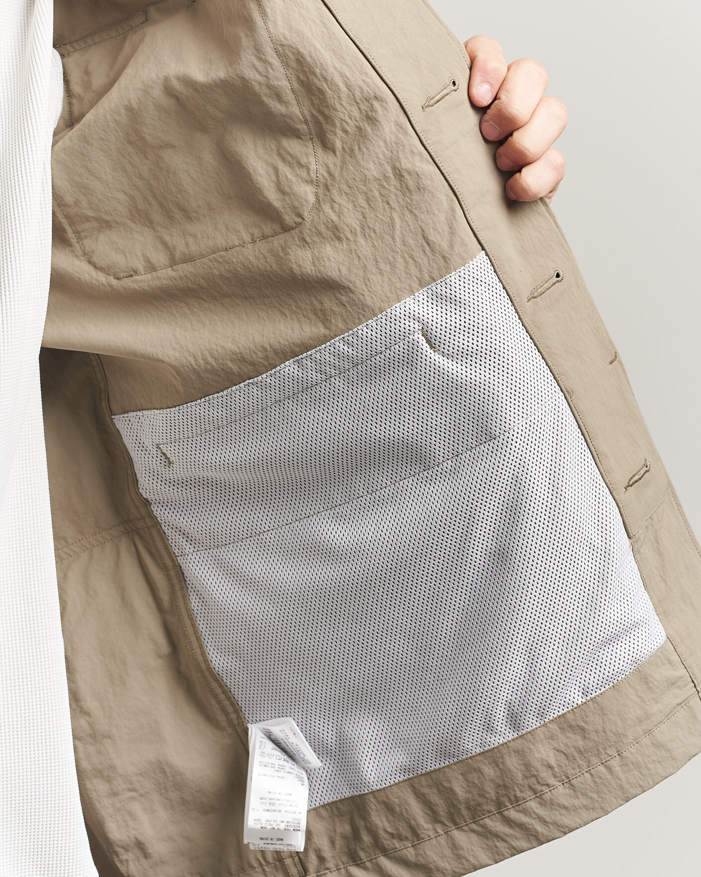 Herre | Jakker | Snow Peak | Nylon Washer Jacket Greige