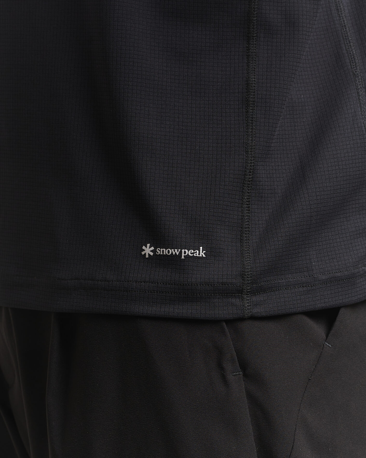 Herre | T-Shirts | Snow Peak | Polartec Power Dry T-Shirt Black