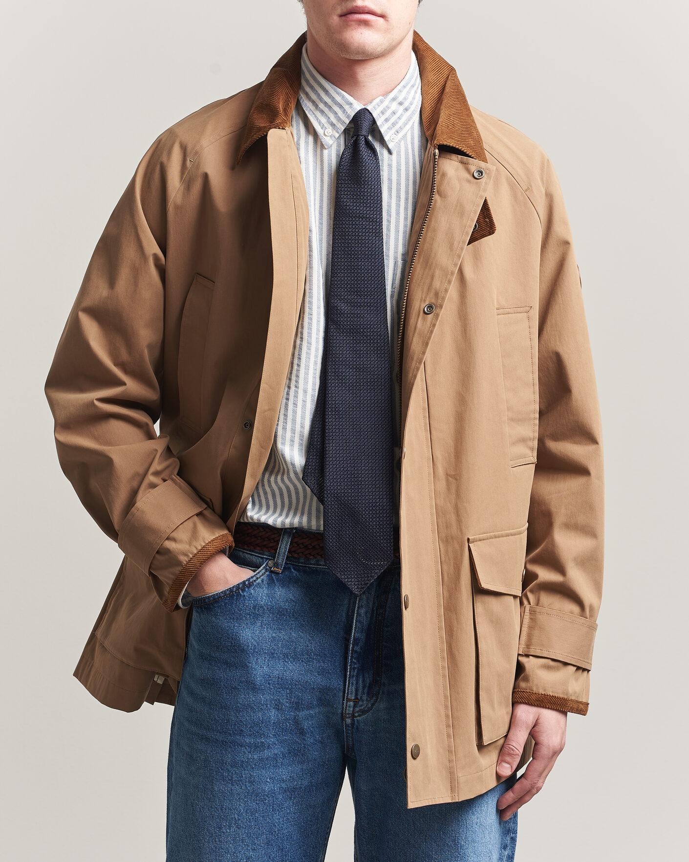Herre | Jakker | GANT | Field Decker Jacket Warm Khaki