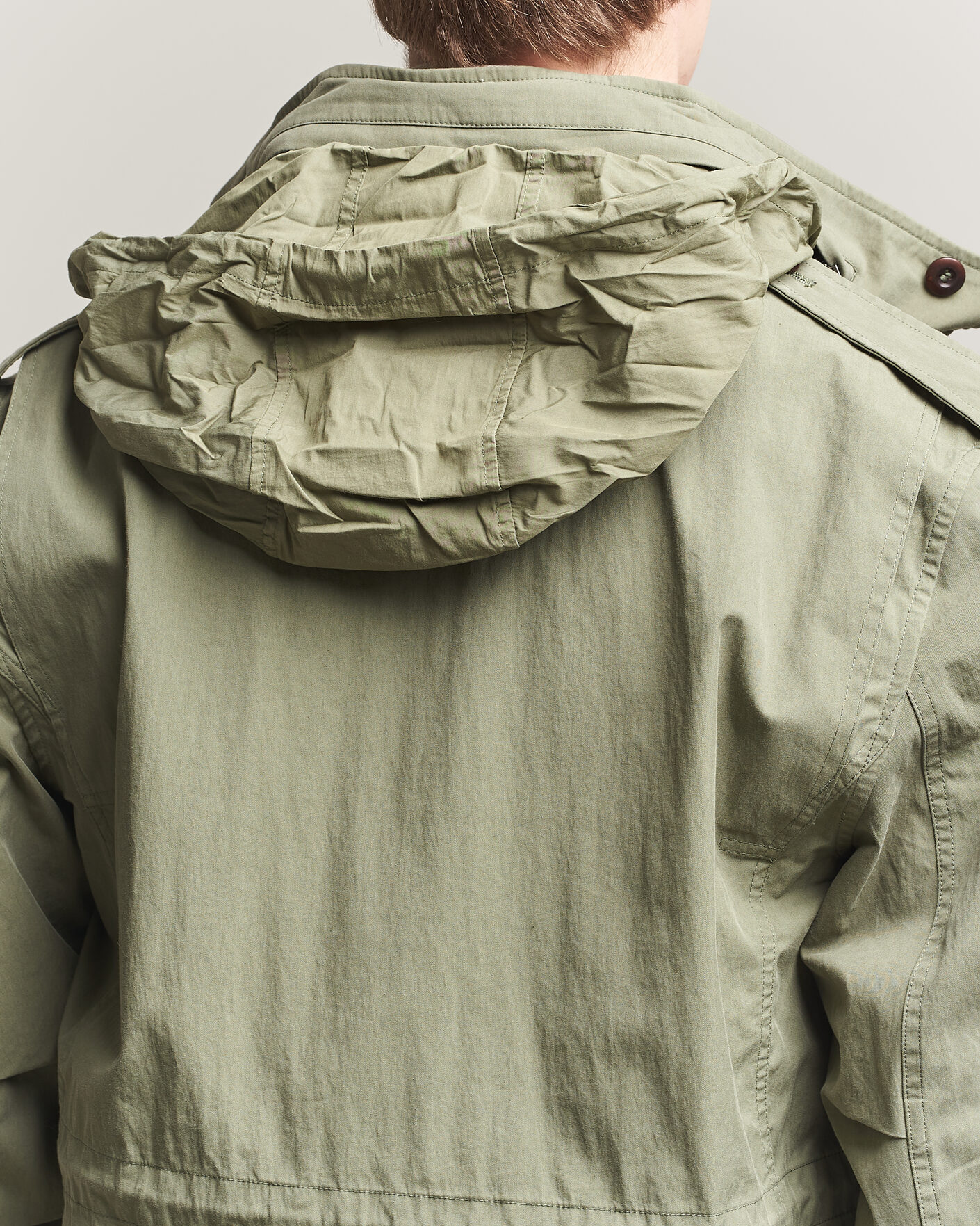Herre | Jakker | GANT | Cotton Field Jacket Dry Herb Green