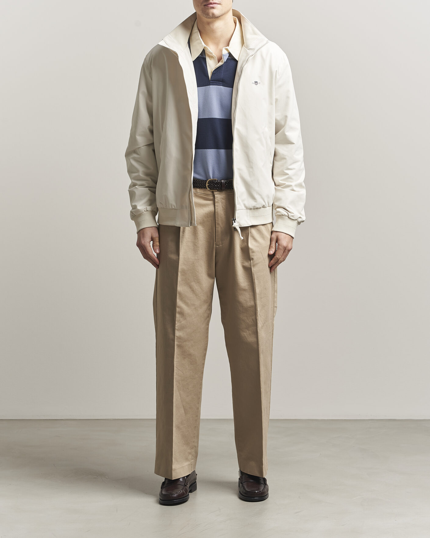 Herre | Jakker | Gant | Lightweight Hampshire Jacket Sand