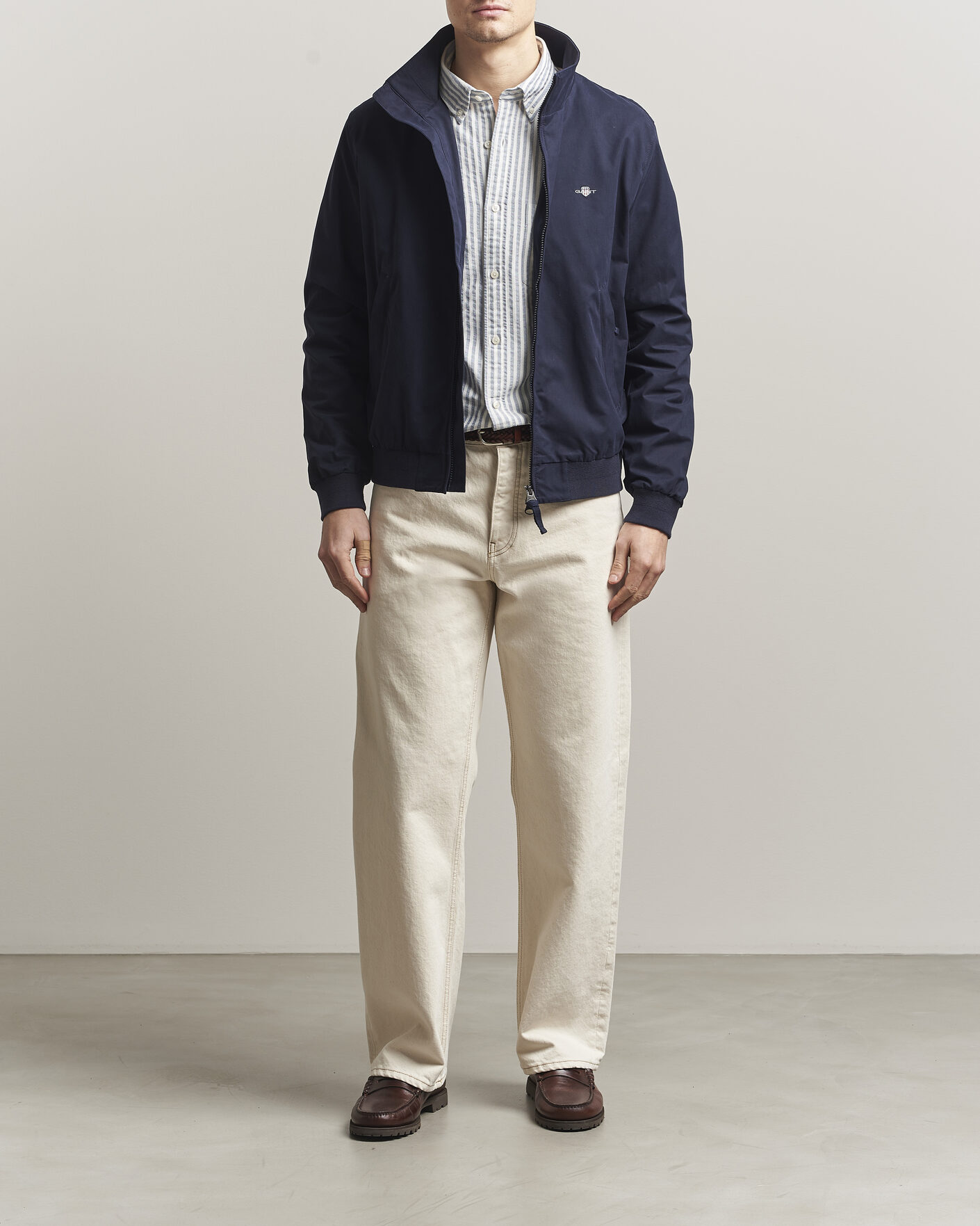 Herre | Jakker | Gant | Lightweight Hampshire Jacket Evening Blue