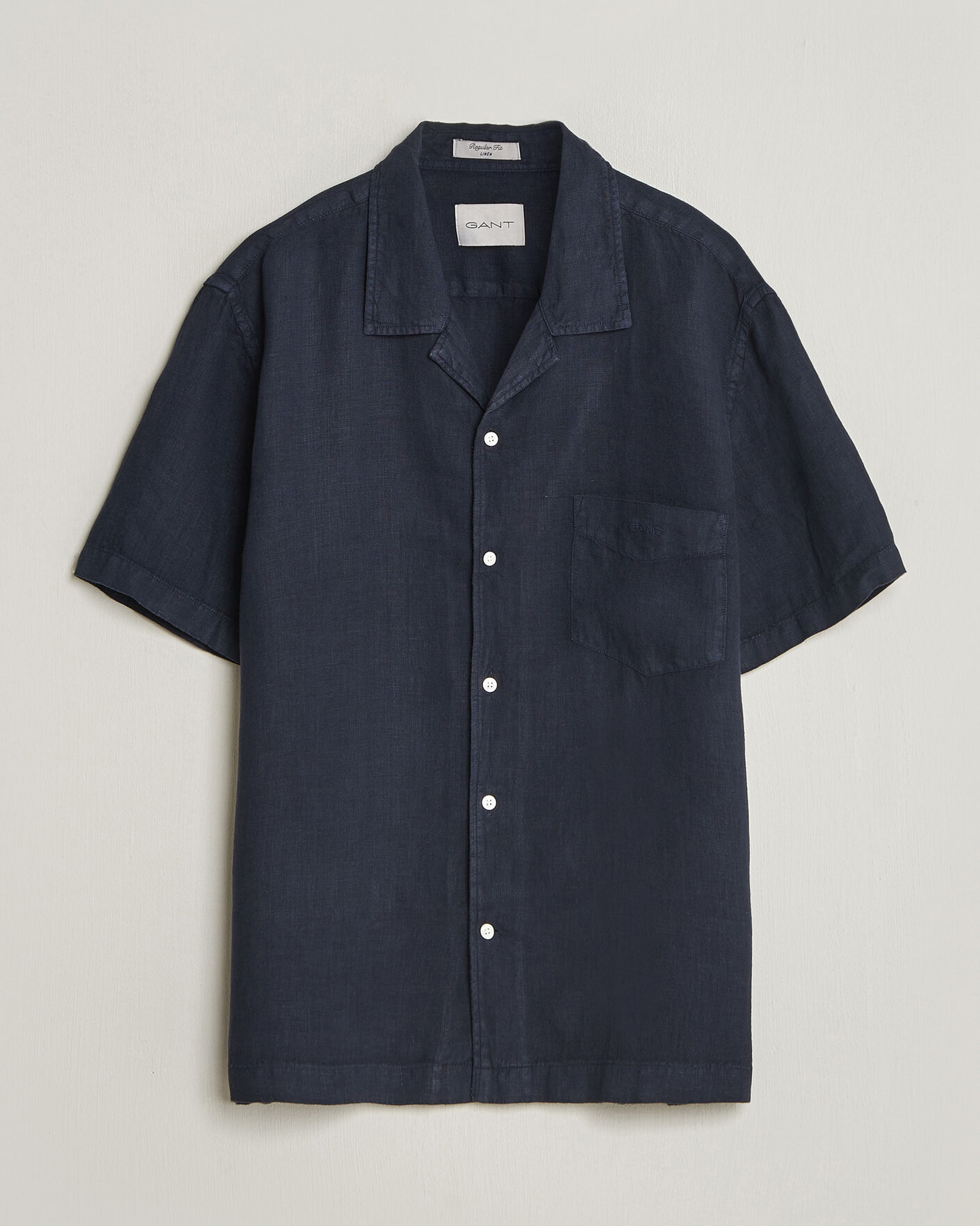 Herre | Skjorter | Gant | Regular Fit Garment Dyed Resort Shirt Blue