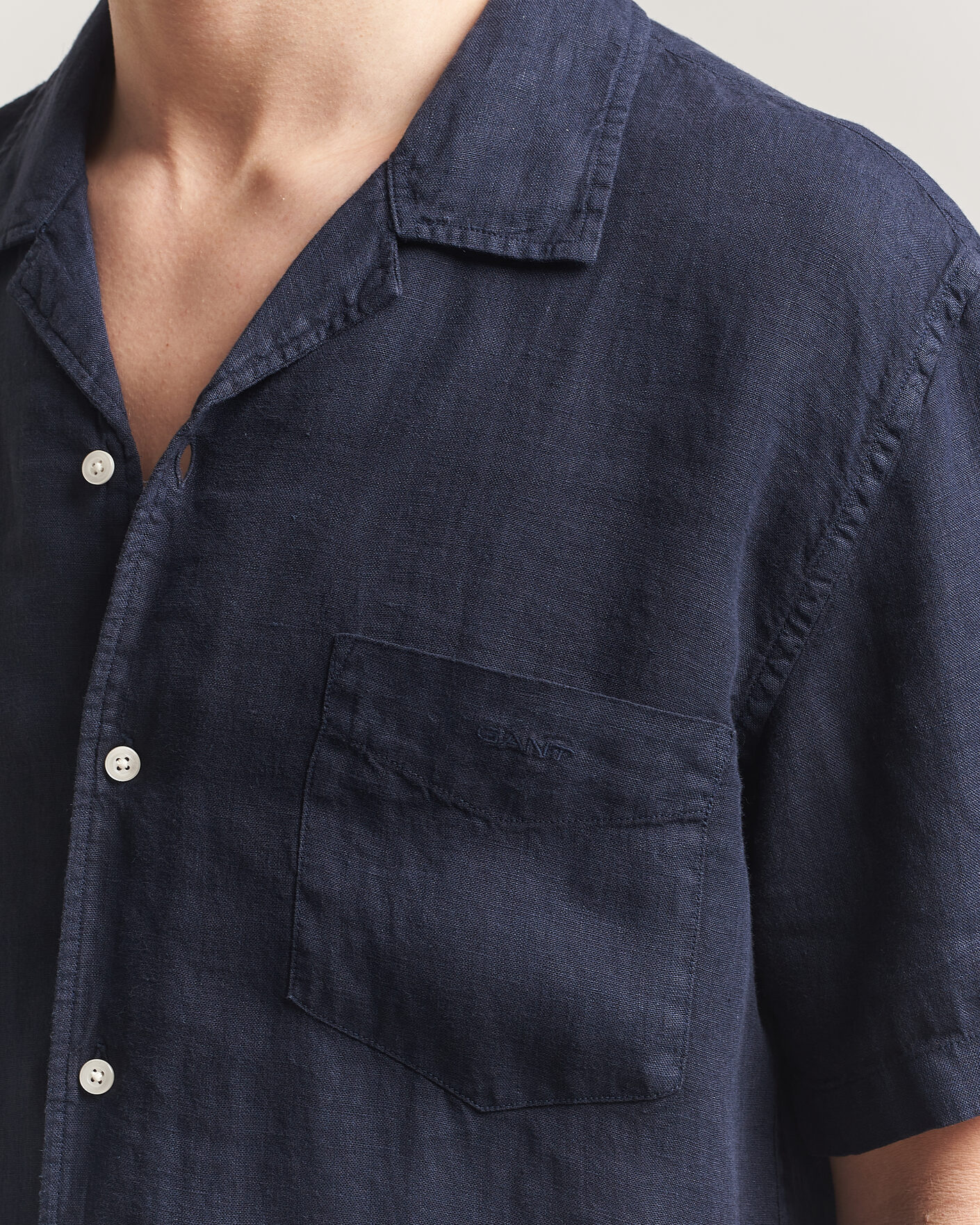 Herre | Skjorter | Gant | Regular Fit Garment Dyed Resort Shirt Blue