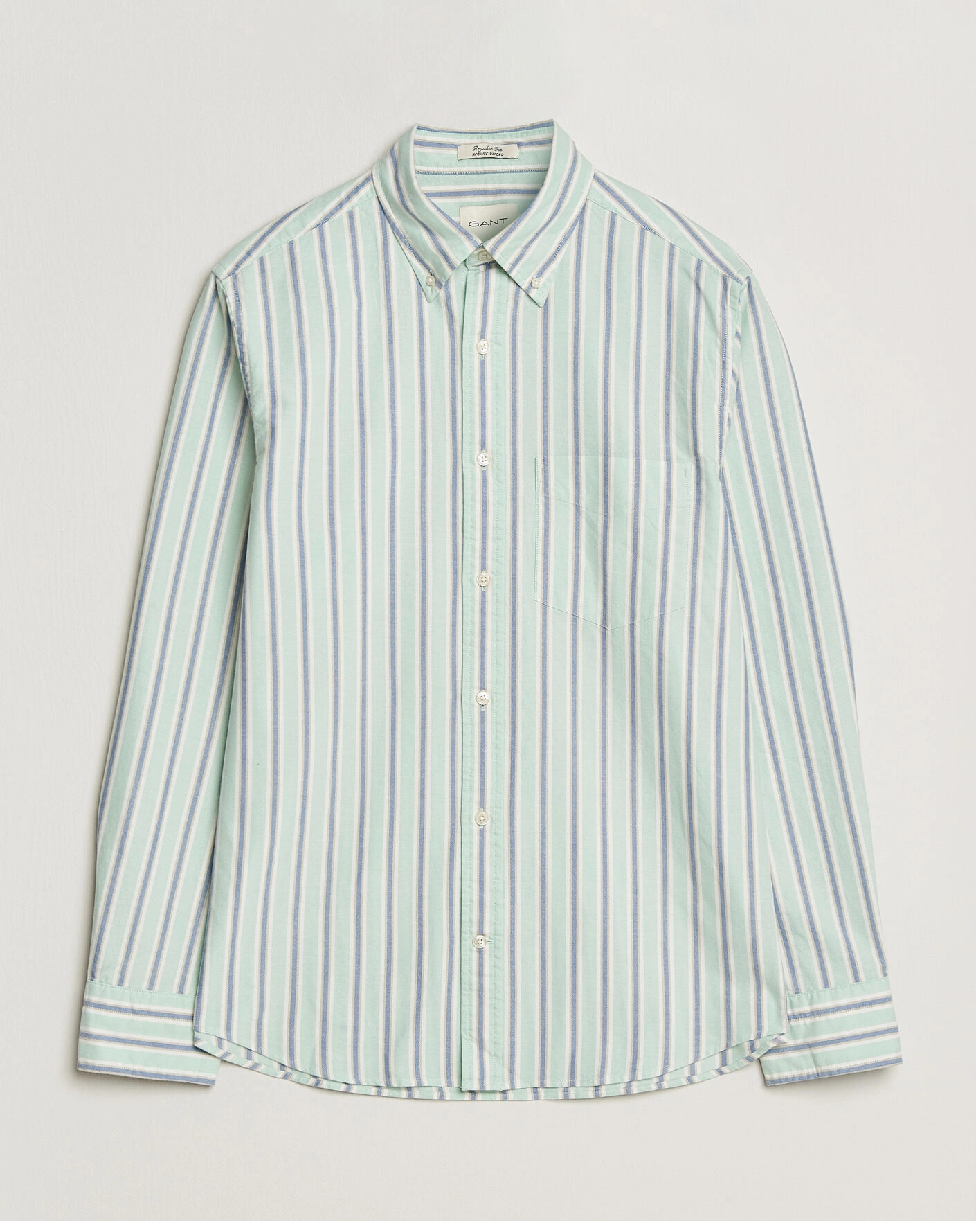 Herre | Skjorter | GANT | Regluar Fit Archive Oxford Shirt Washed Turquoise