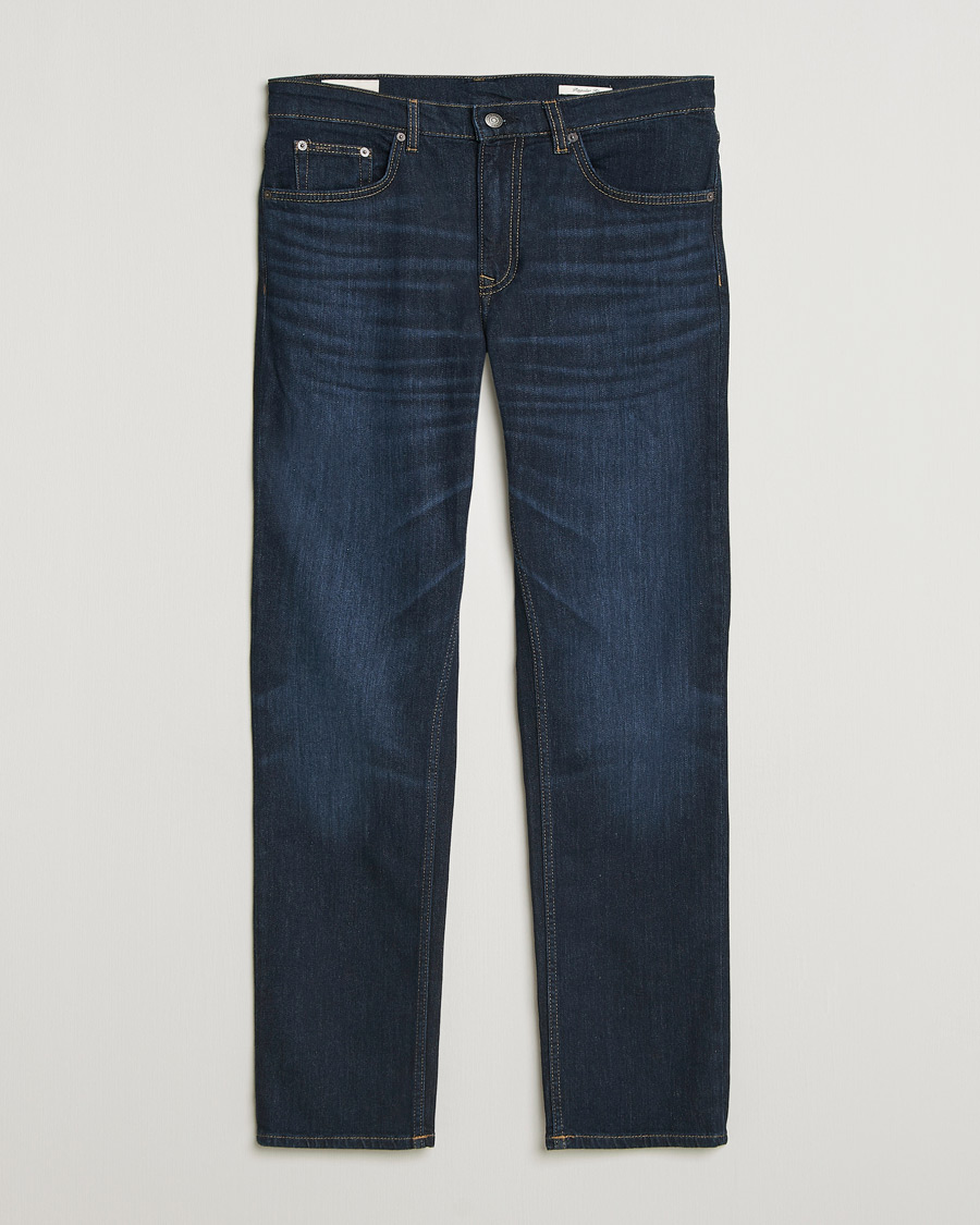 Herre | Bukser | Gant | Regular Fit Jeans Dark Blue Broken In