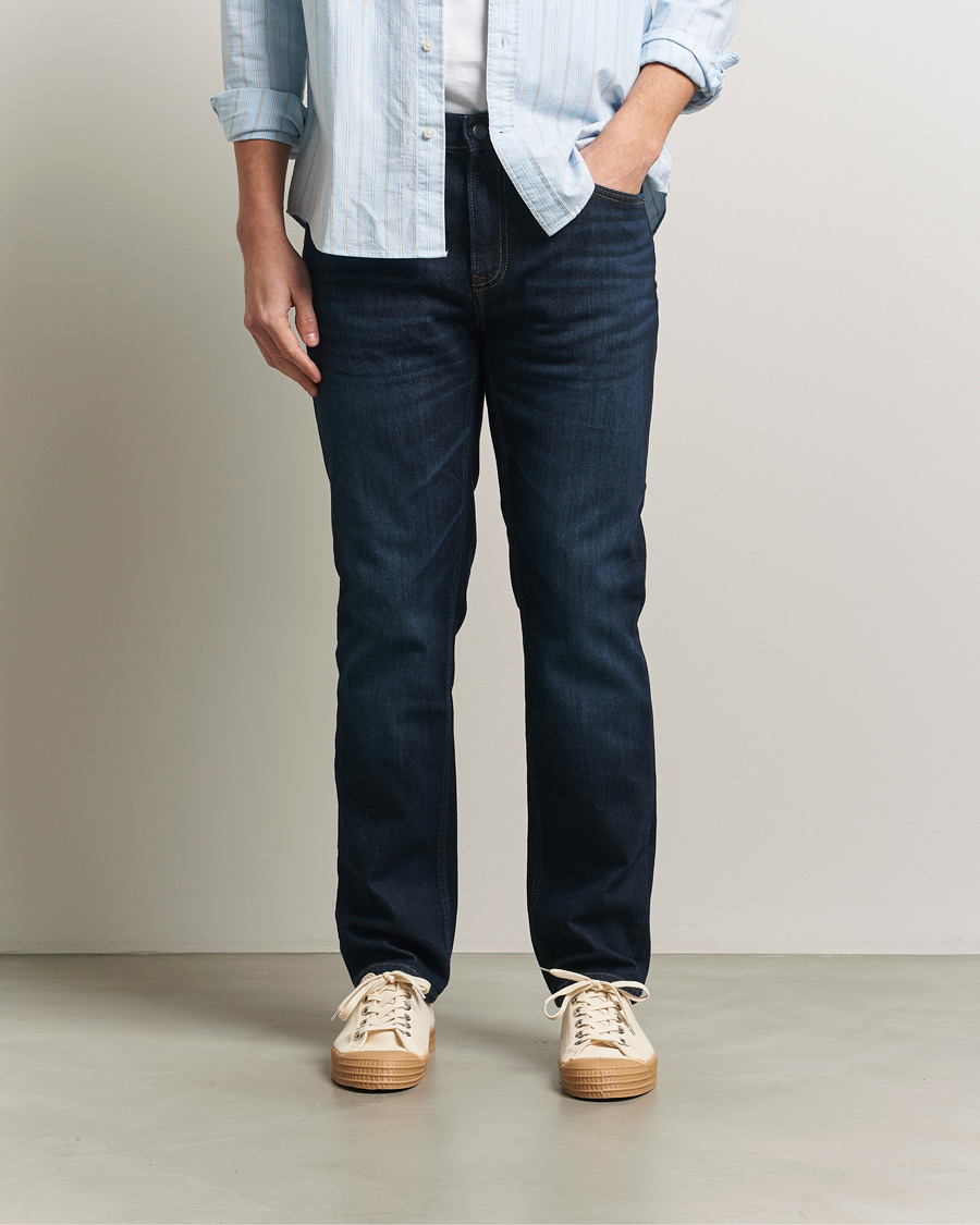 Herre | Bukser | Gant | Regular Fit Jeans Dark Blue Broken In