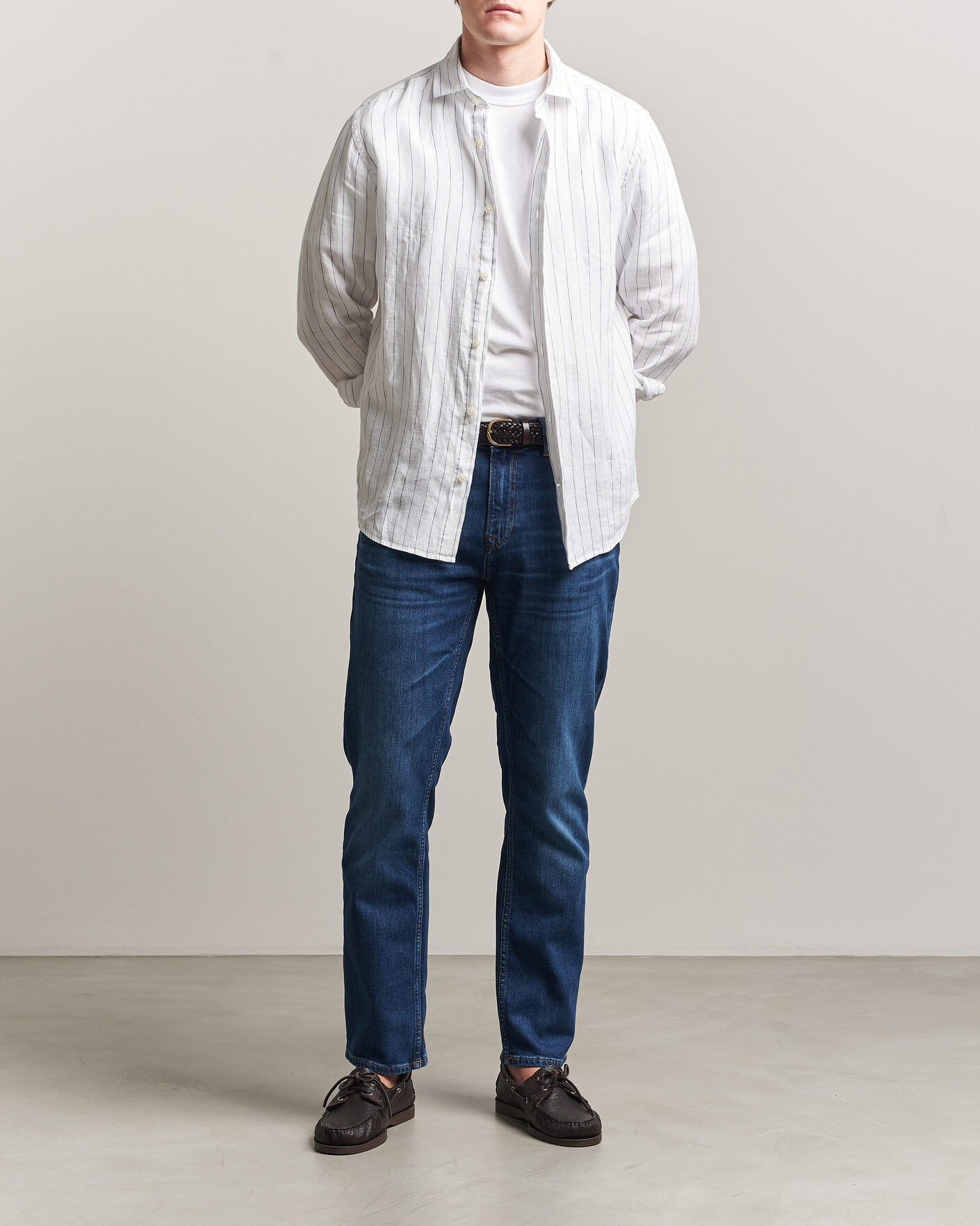 Herre | Jeans | GANT | Regular Fit Jeans Mid Blue Worn In