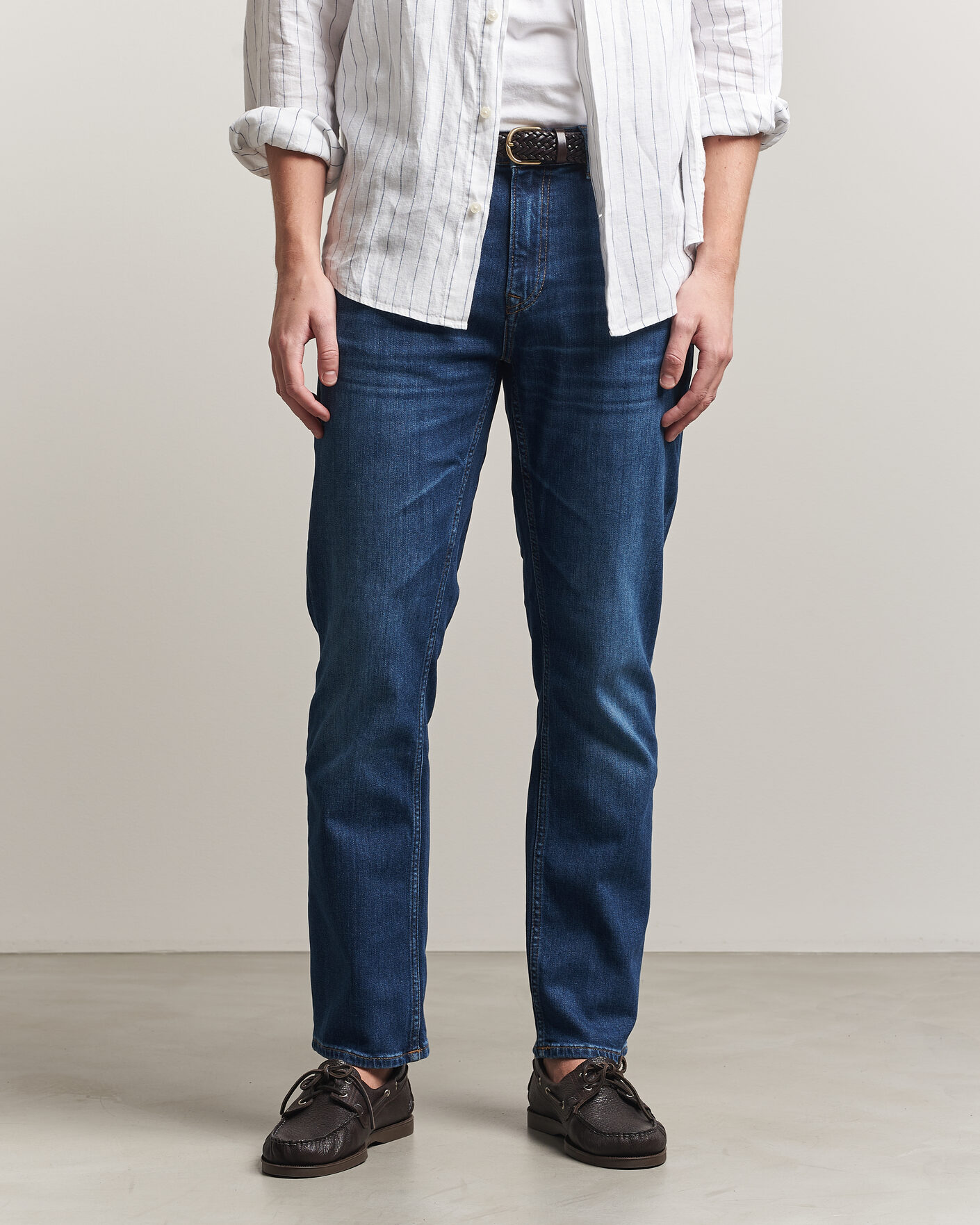 Herre | Bukser | Gant | Regular Fit Jeans Mid Blue Worn In