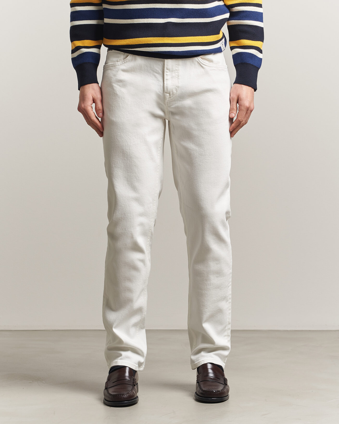 Herre | Bukser | Gant | Regular Fit Jeans Eggshell