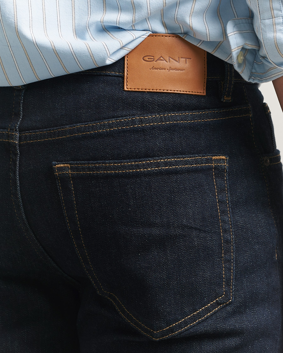 Herre | Jeans | GANT | Regular Fit Jeans Dark Blue